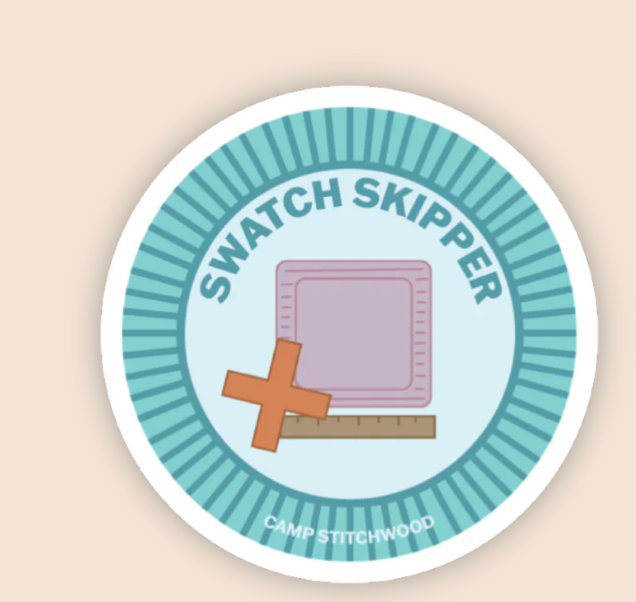 Camp Stitchwood Purl Scout Sticker (Click for all the variations)