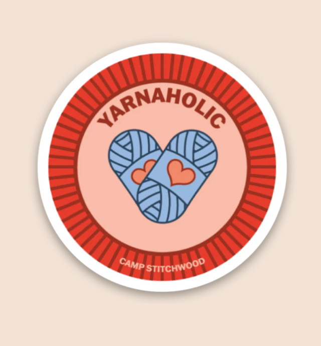 Camp Stitchwood Purl Scout Sticker (Click for all the variations)