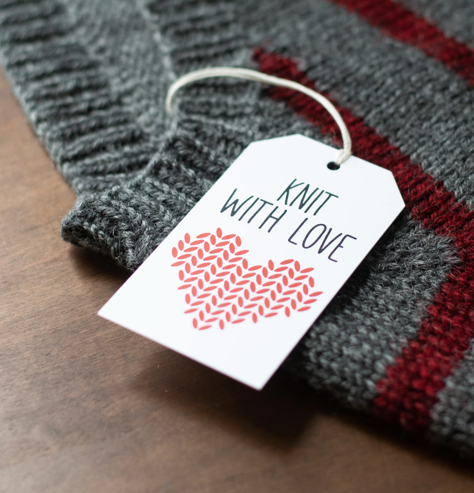 Camp Stitchwood Knit with Love Gift Tags