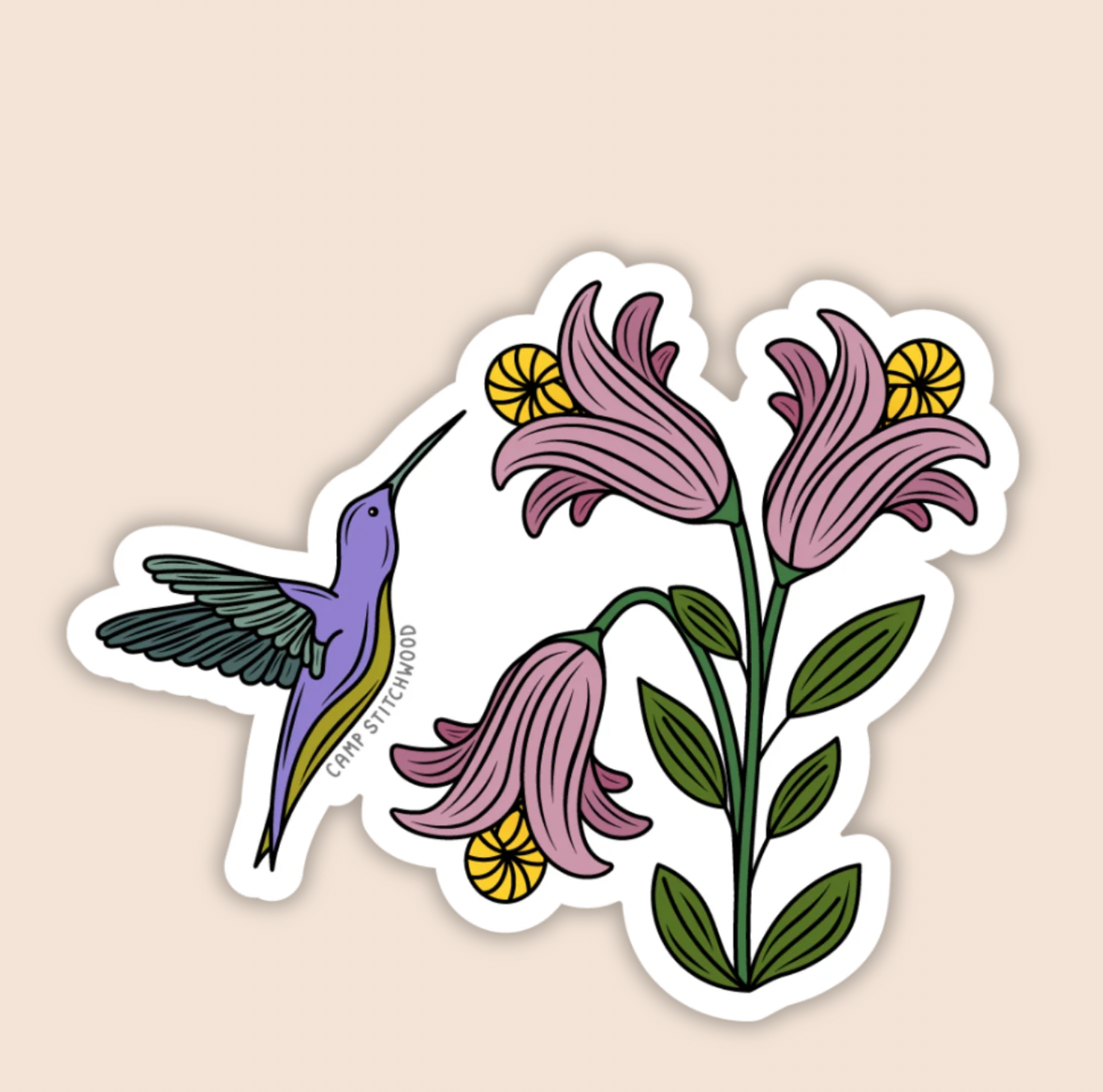 Camp Stitchwood Sticker