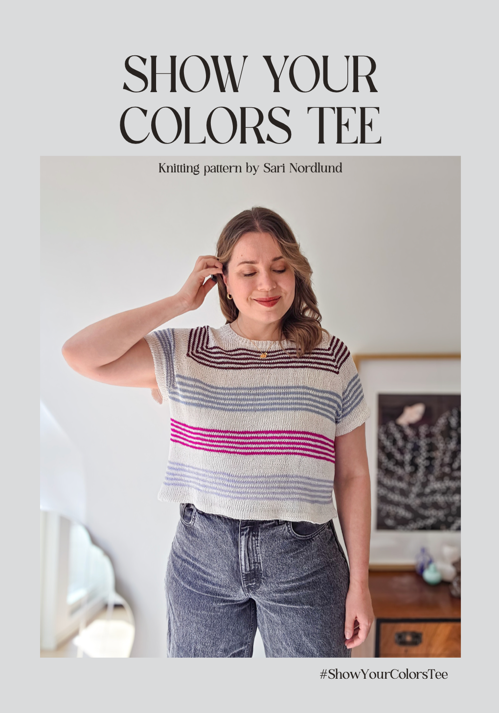 Show your Colours Tee Kit by Sari Nordlund #FlockAlong2026