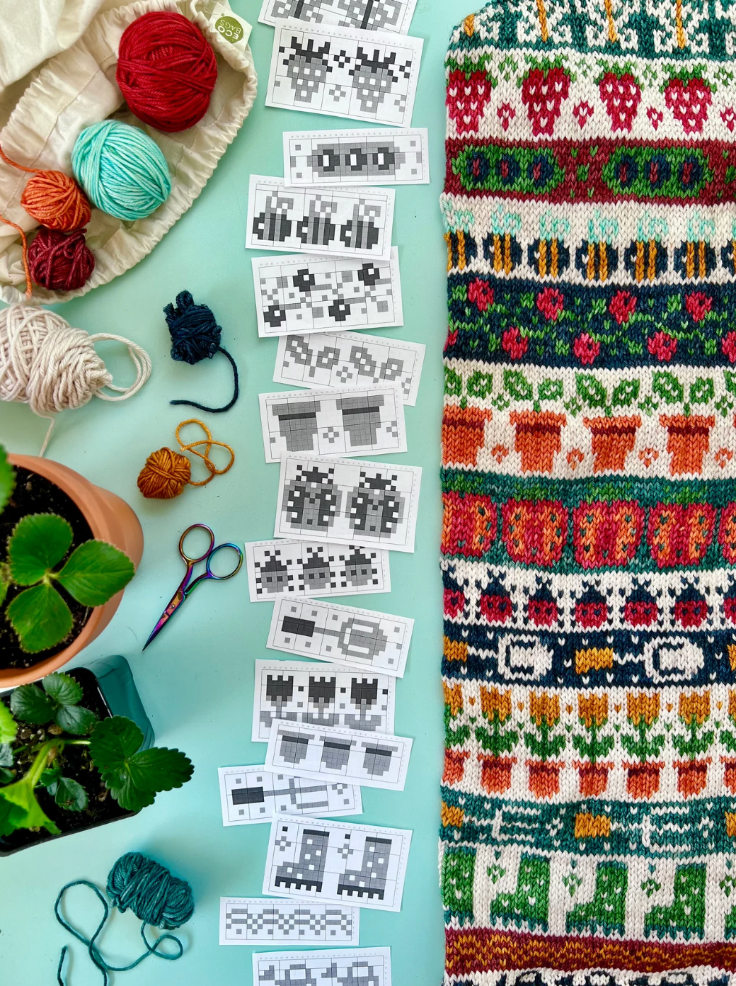 Garden Doodle Card Deck (expansion) by Pacific Knit Co