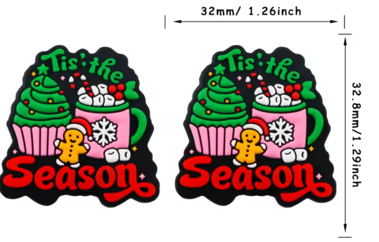 Festive / Christmas Knitting needle stitch stoppers