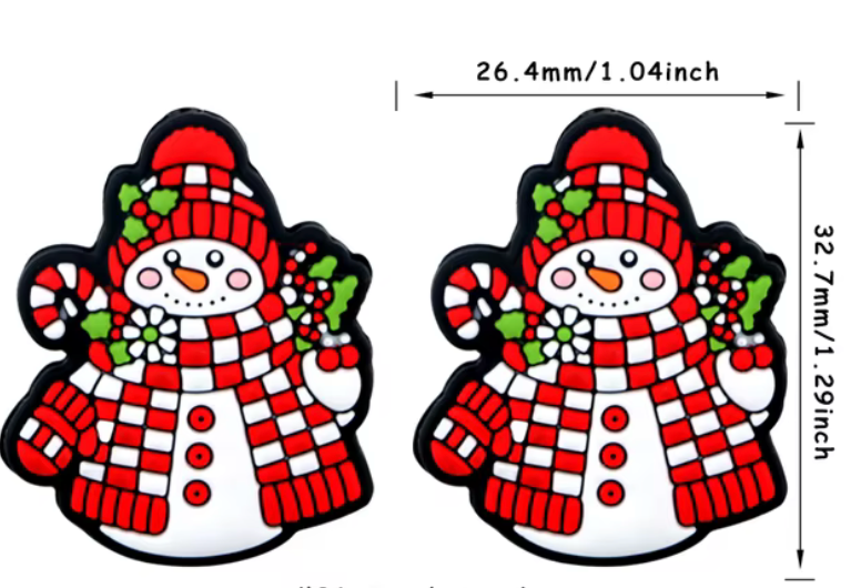 Festive / Christmas Knitting needle stitch stoppers