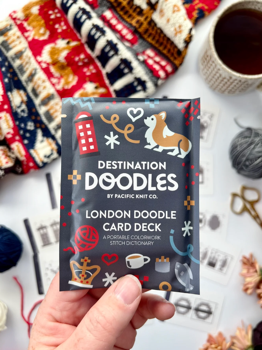 London Doodle Card Deck Foil Pack (expansion) by Pacific Knit Co