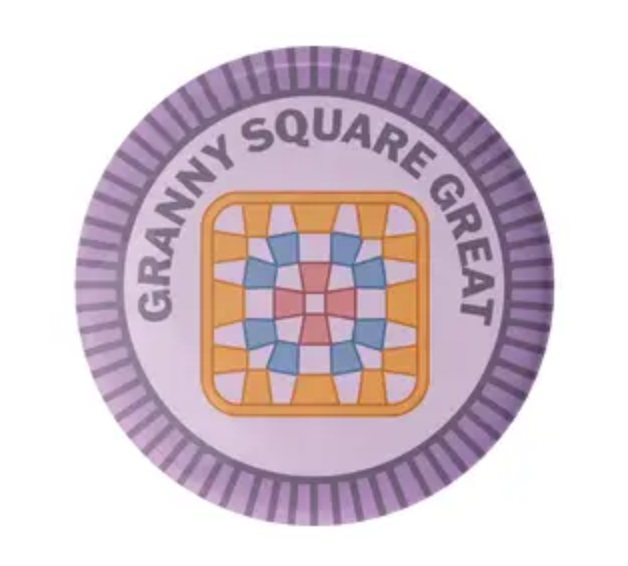 Camp Stitchwood Purl Scout Pin Button Badge (Click for all the variations)