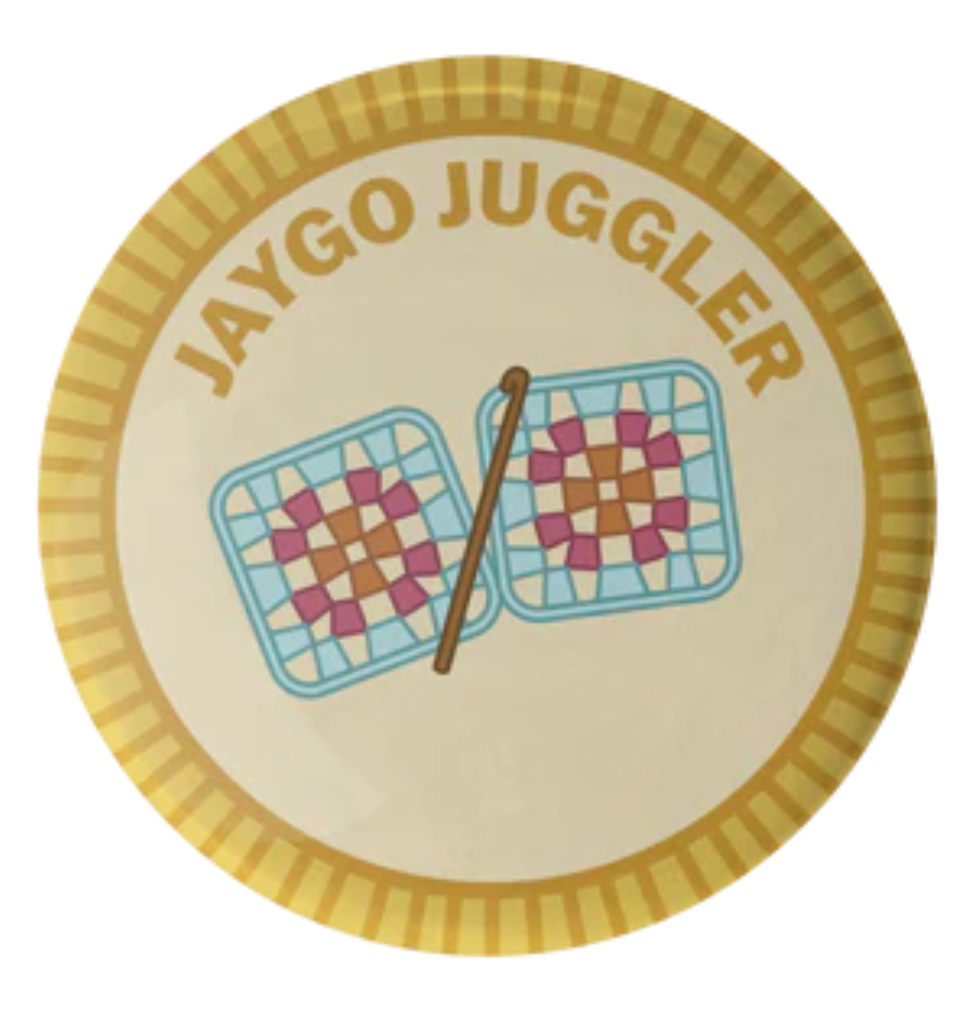 Camp Stitchwood Purl Scout Pin Button Badge (Click for all the variations)