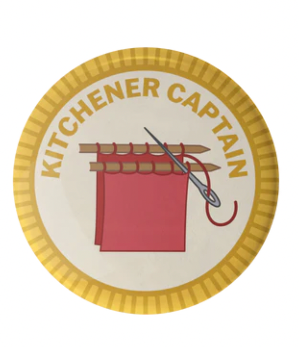 Camp Stitchwood Purl Scout Pin Button Badge (Click for all the variations)