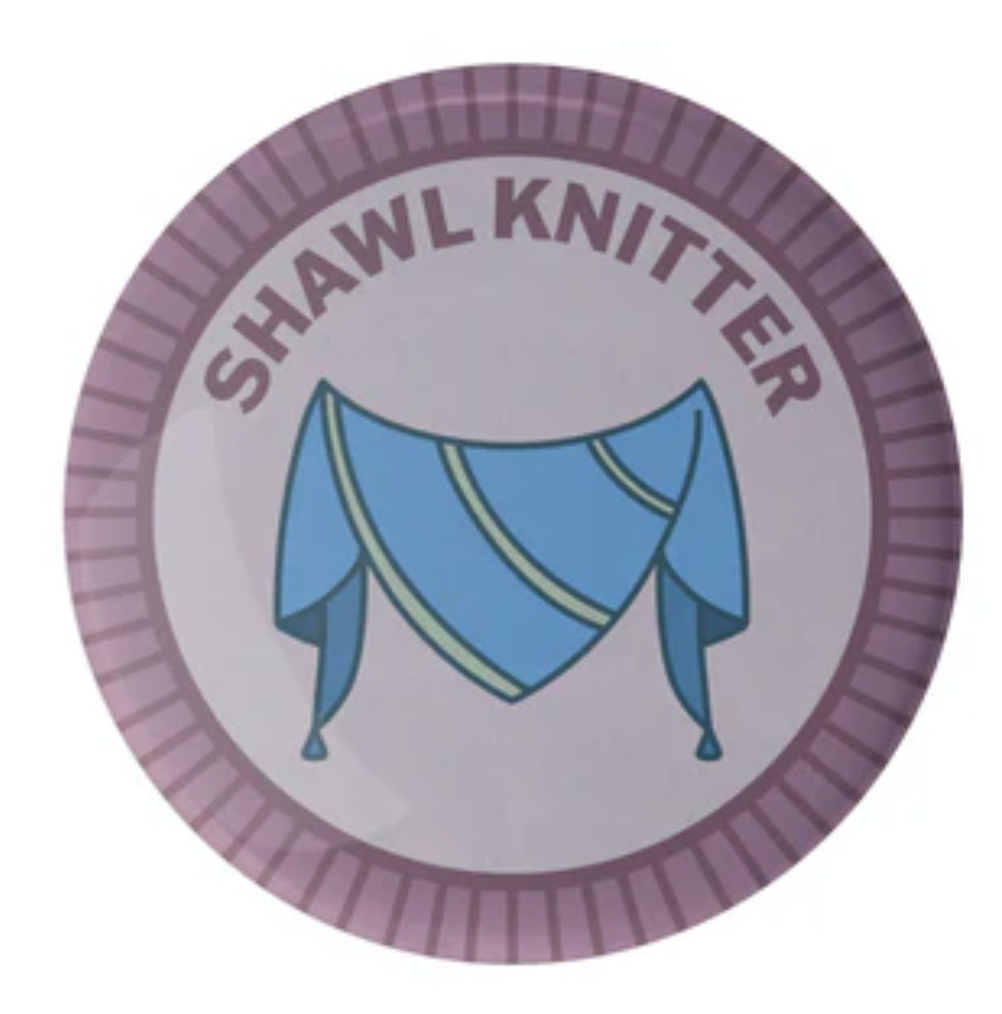 Camp Stitchwood Purl Scout Pin Button Badge (Click for all the variations)