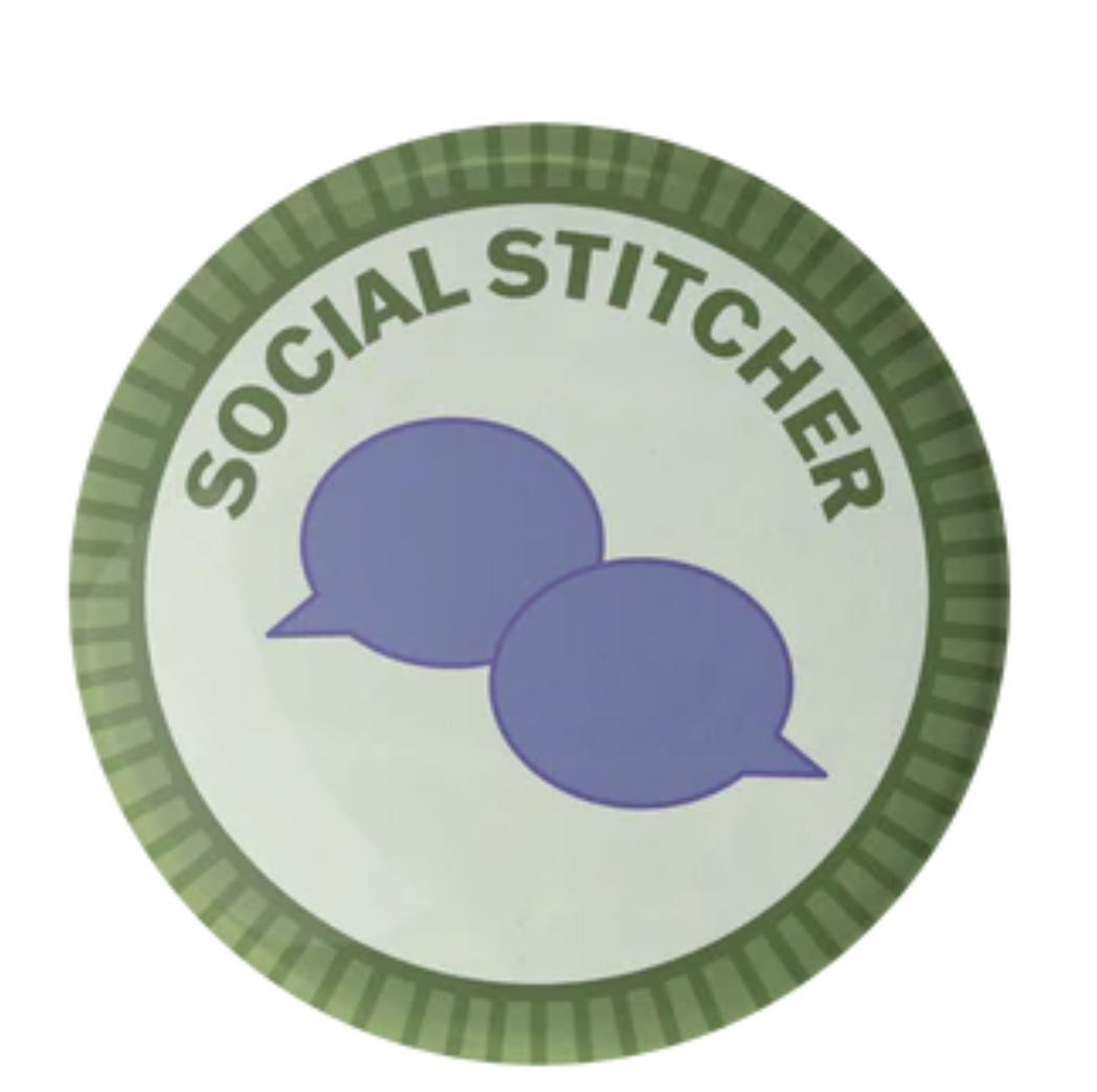 Camp Stitchwood Purl Scout Pin Button Badge (Click for all the variations)