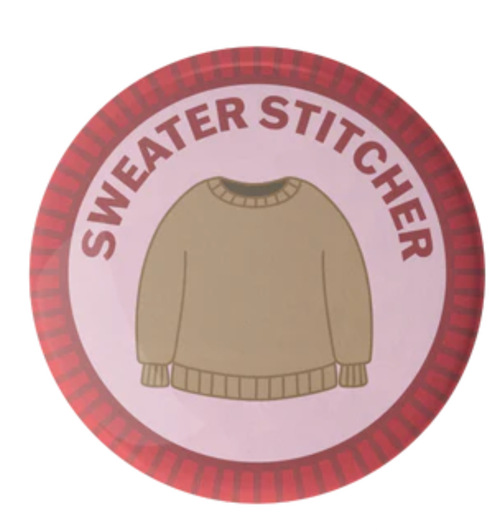 Camp Stitchwood Purl Scout Pin Button Badge (Click for all the variations)