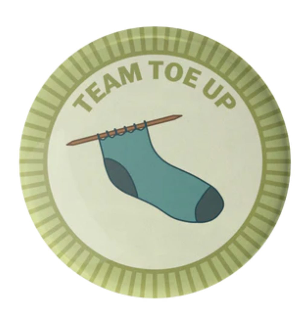 Camp Stitchwood Purl Scout Pin Button Badge (Click for all the variations)