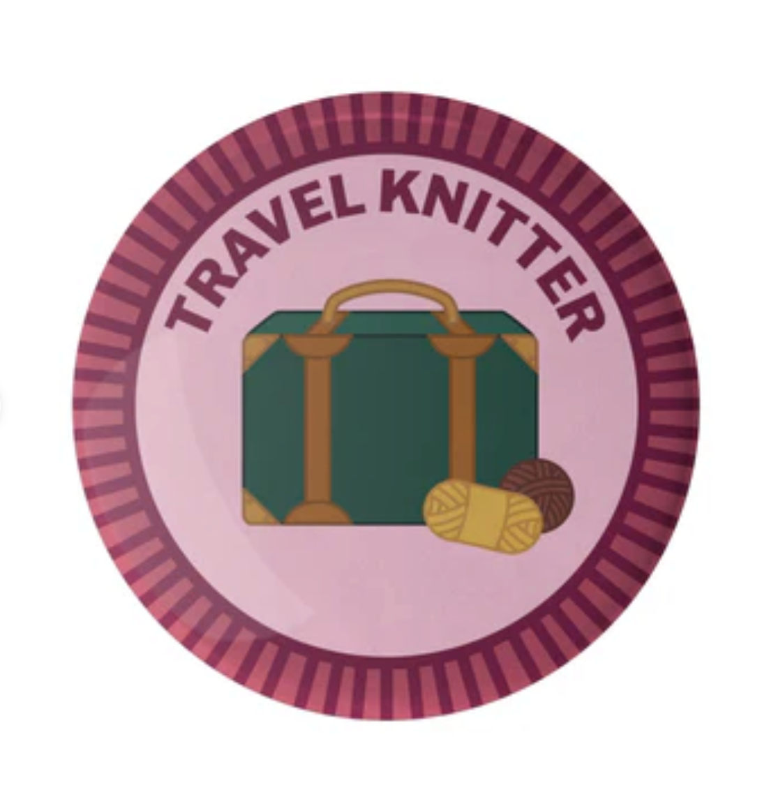 Camp Stitchwood Purl Scout Pin Button Badge (Click for all the variations)