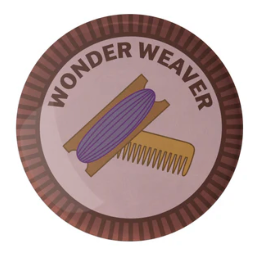 Camp Stitchwood Purl Scout Pin Button Badge (Click for all the variations)