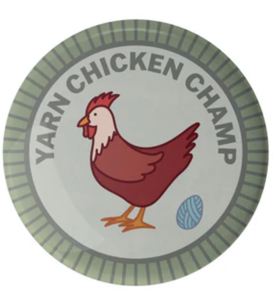 Camp Stitchwood Purl Scout Pin Button Badge (Click for all the variations)