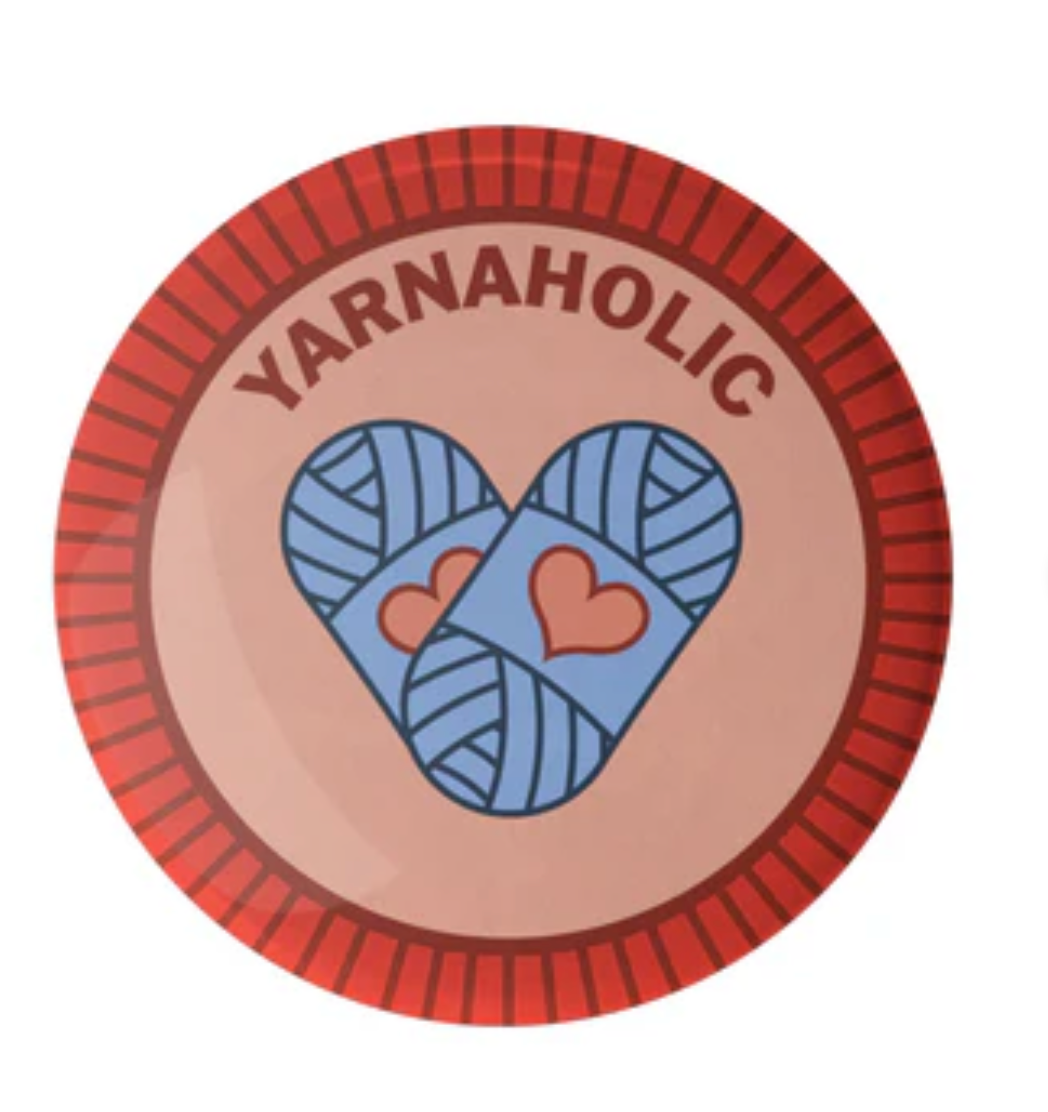 Camp Stitchwood Purl Scout Pin Button Badge (Click for all the variations)