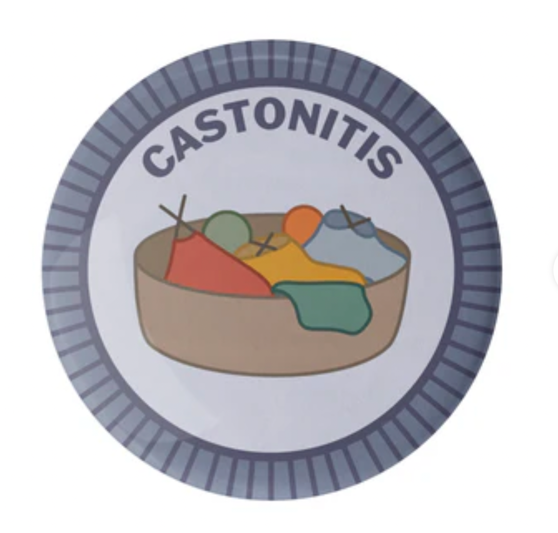 Camp Stitchwood Purl Scout Pin Button Badge (Click for all the variations)