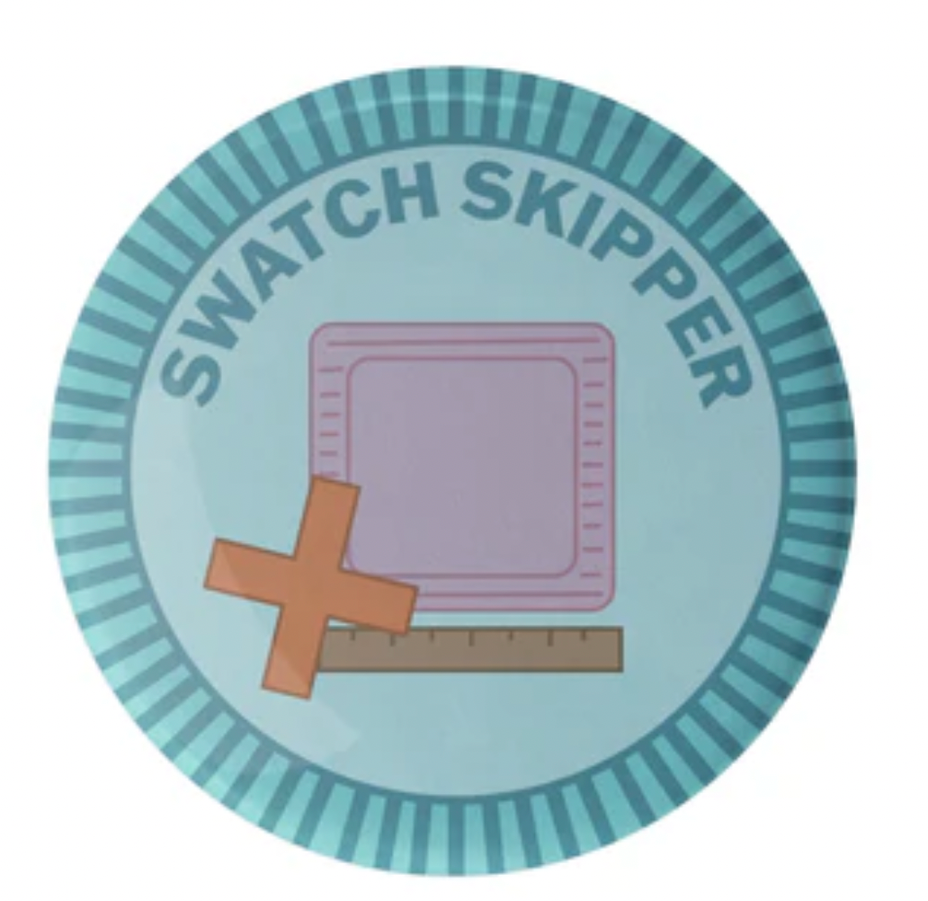 Camp Stitchwood Purl Scout Pin Button Badge (Click for all the variations)