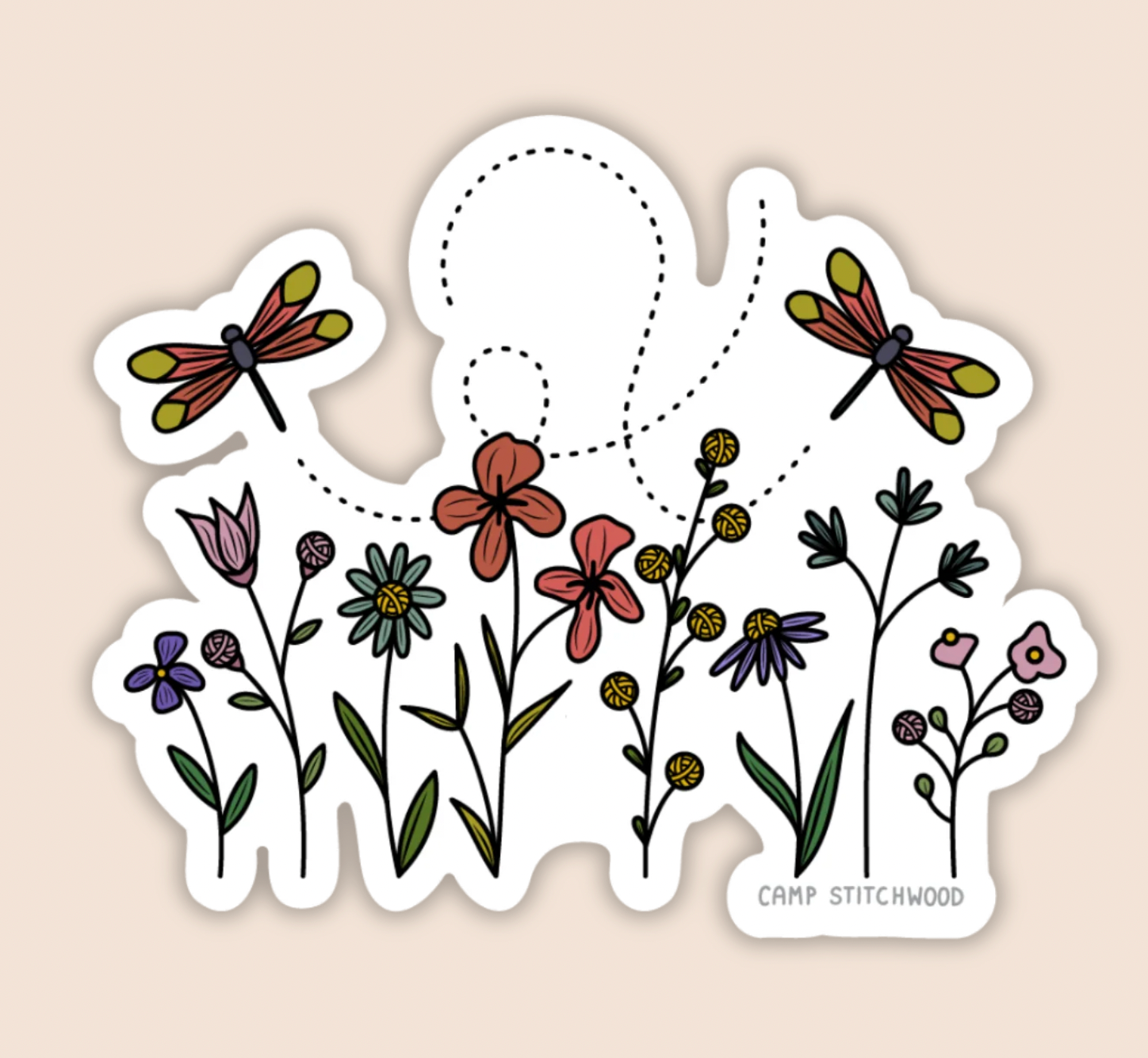 Camp Stitchwood Sticker