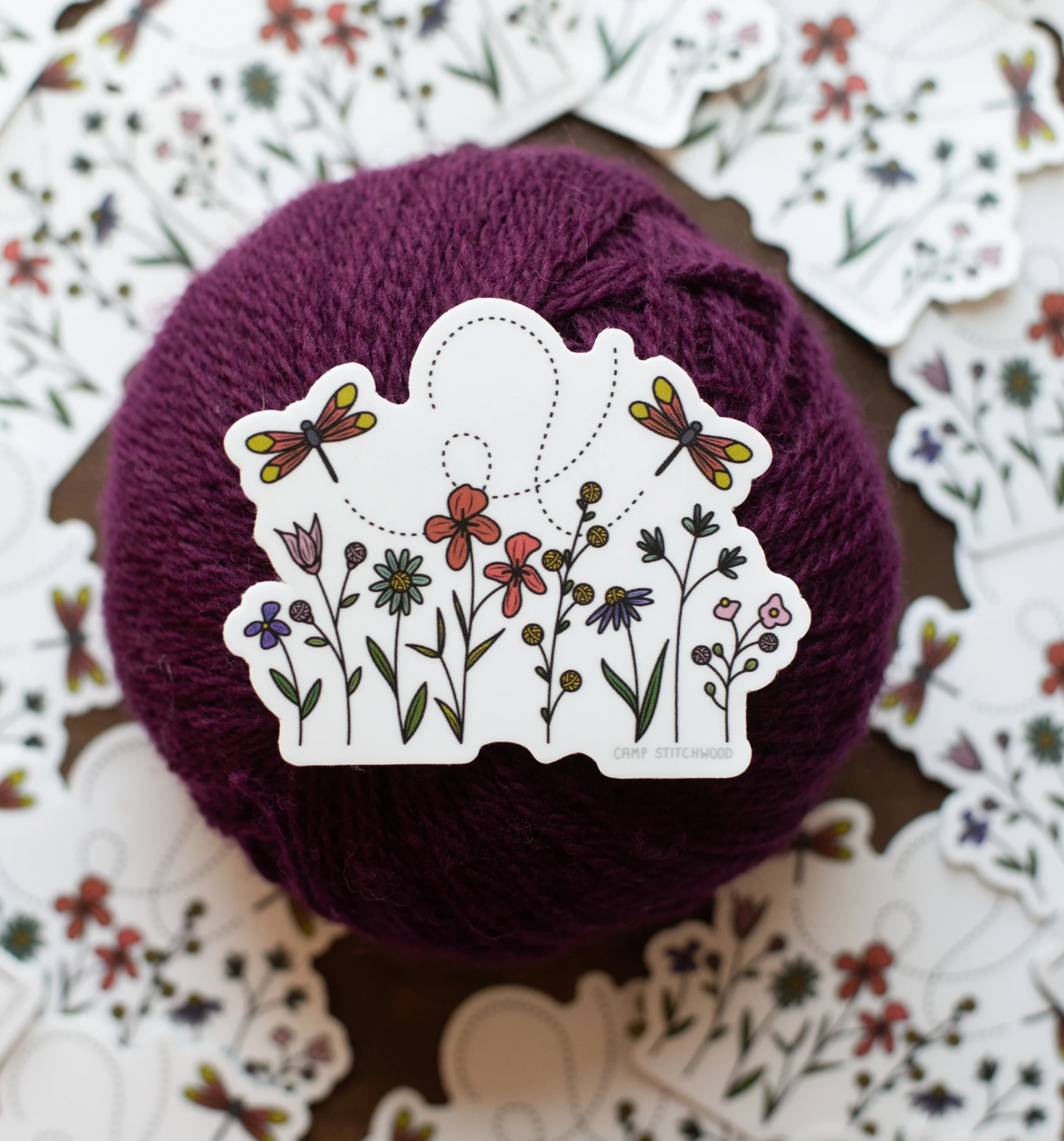 Camp Stitchwood Sticker