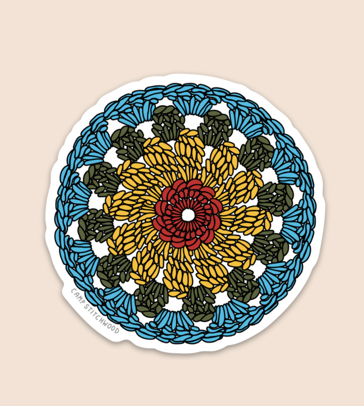 Camp Stitchwood Sticker