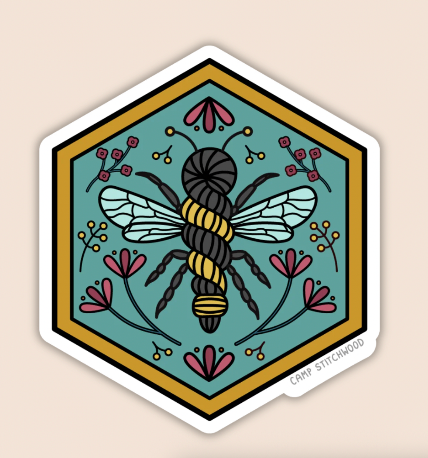 Camp Stitchwood Sticker