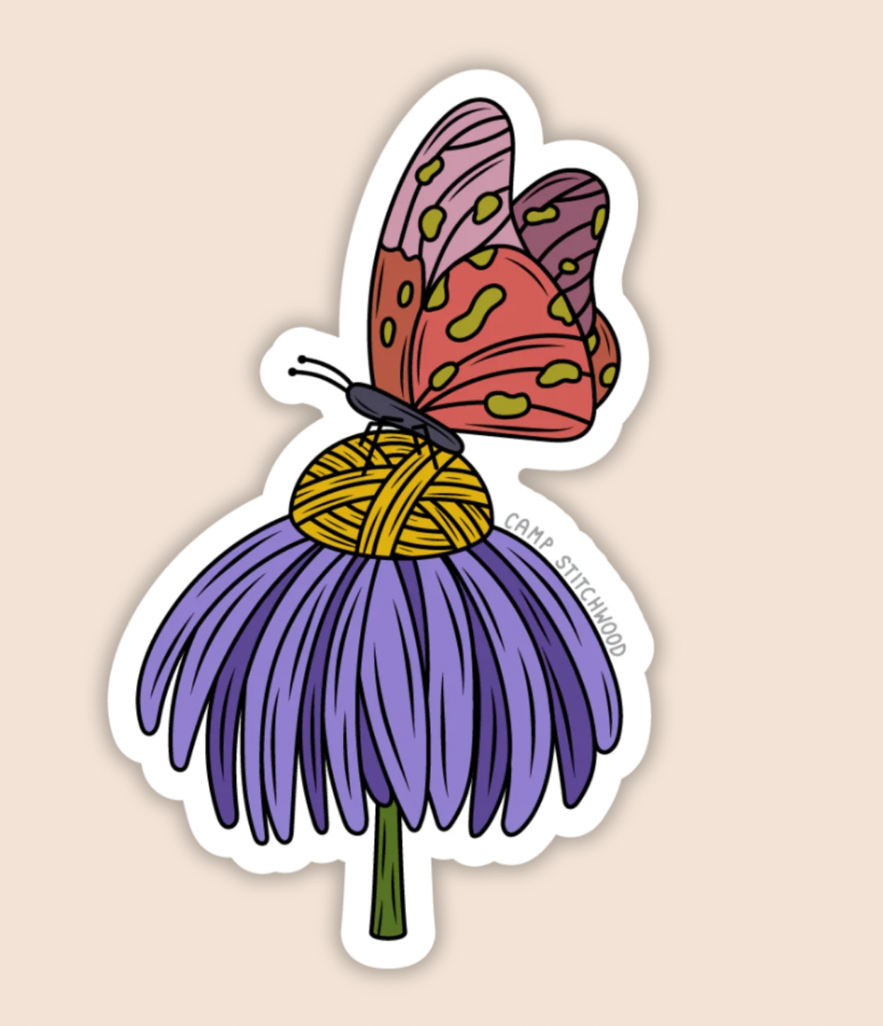 Camp Stitchwood Sticker