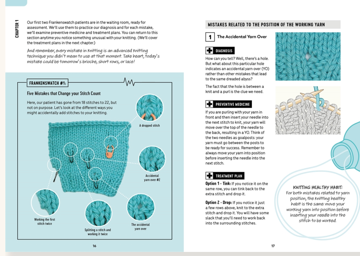 Patty Lyons' Knitting ER  A step-by-step guide to fixing your knits, before and after bind off