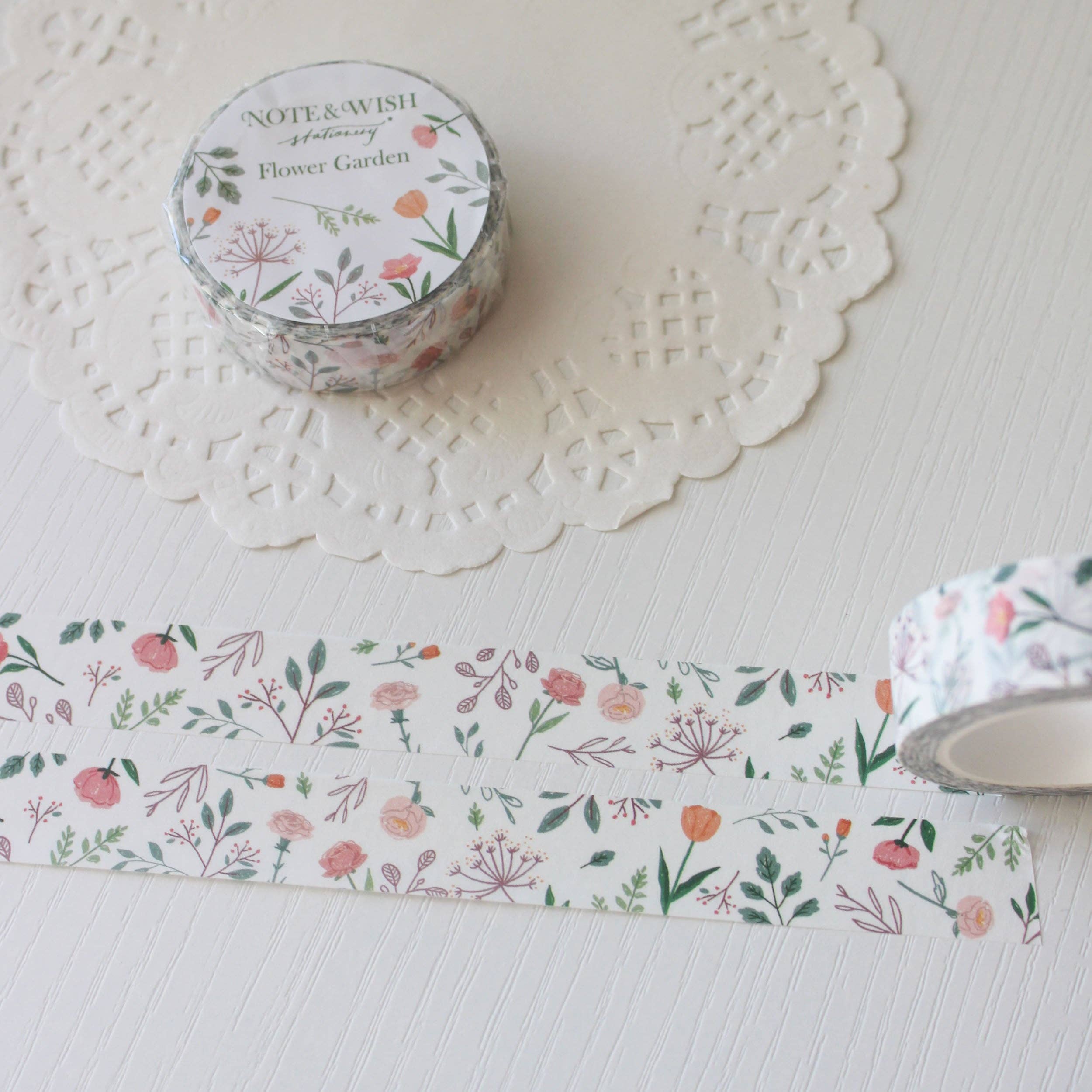 Flower Garden Washi Tape - Floral Washi