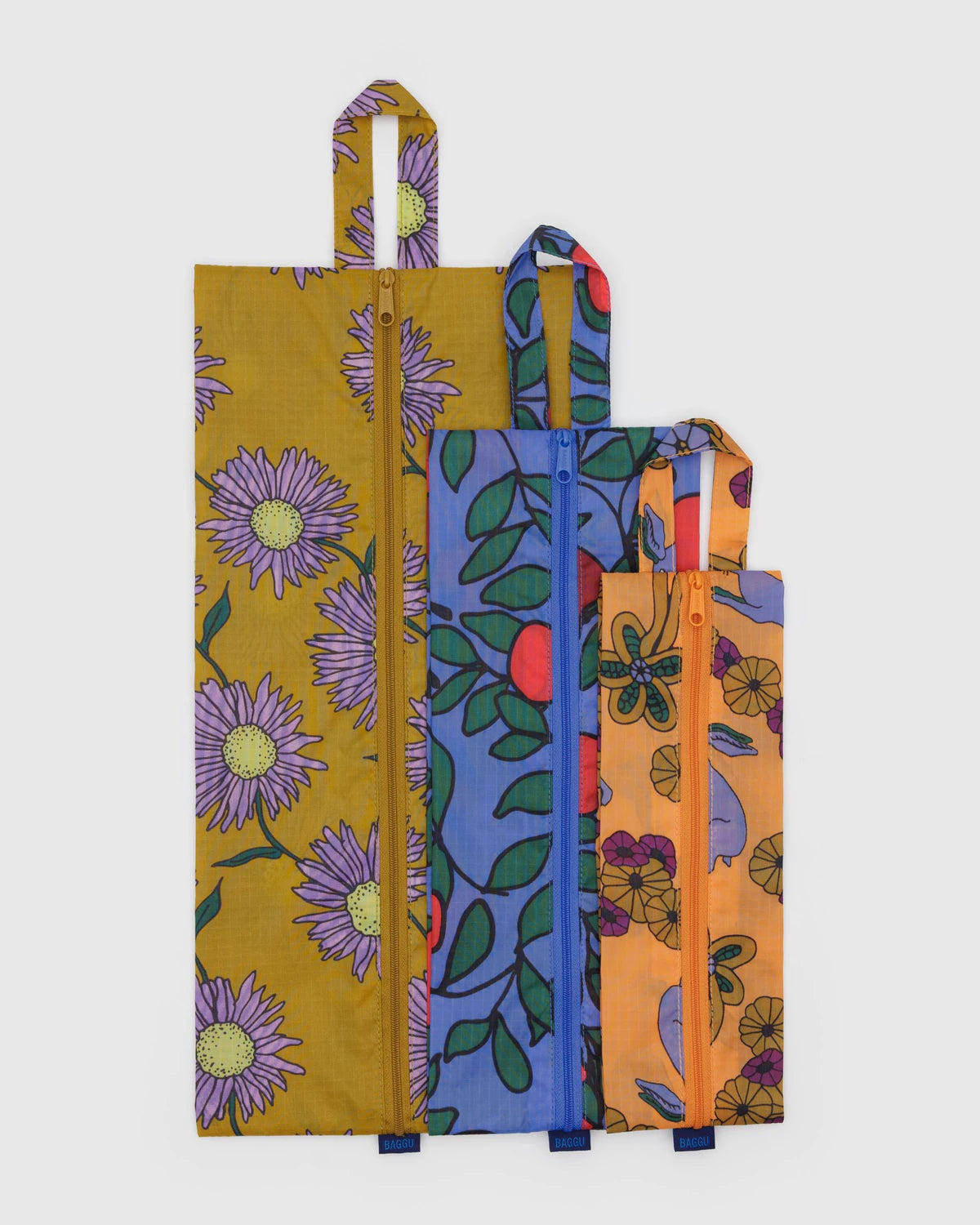 Baggu 3D Zip Set - Night Orchard