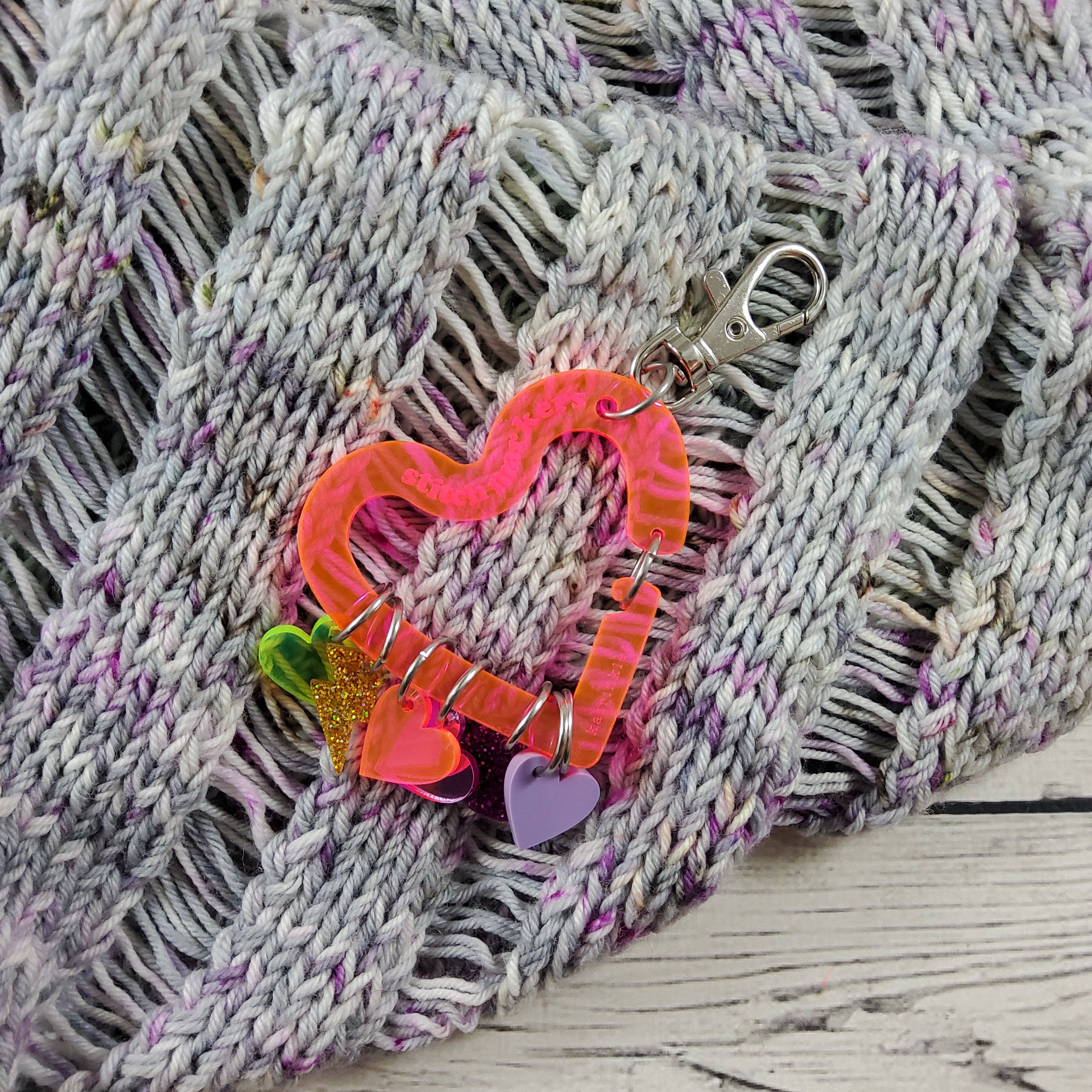 Katrinkles Heart Stitch Marker Holder