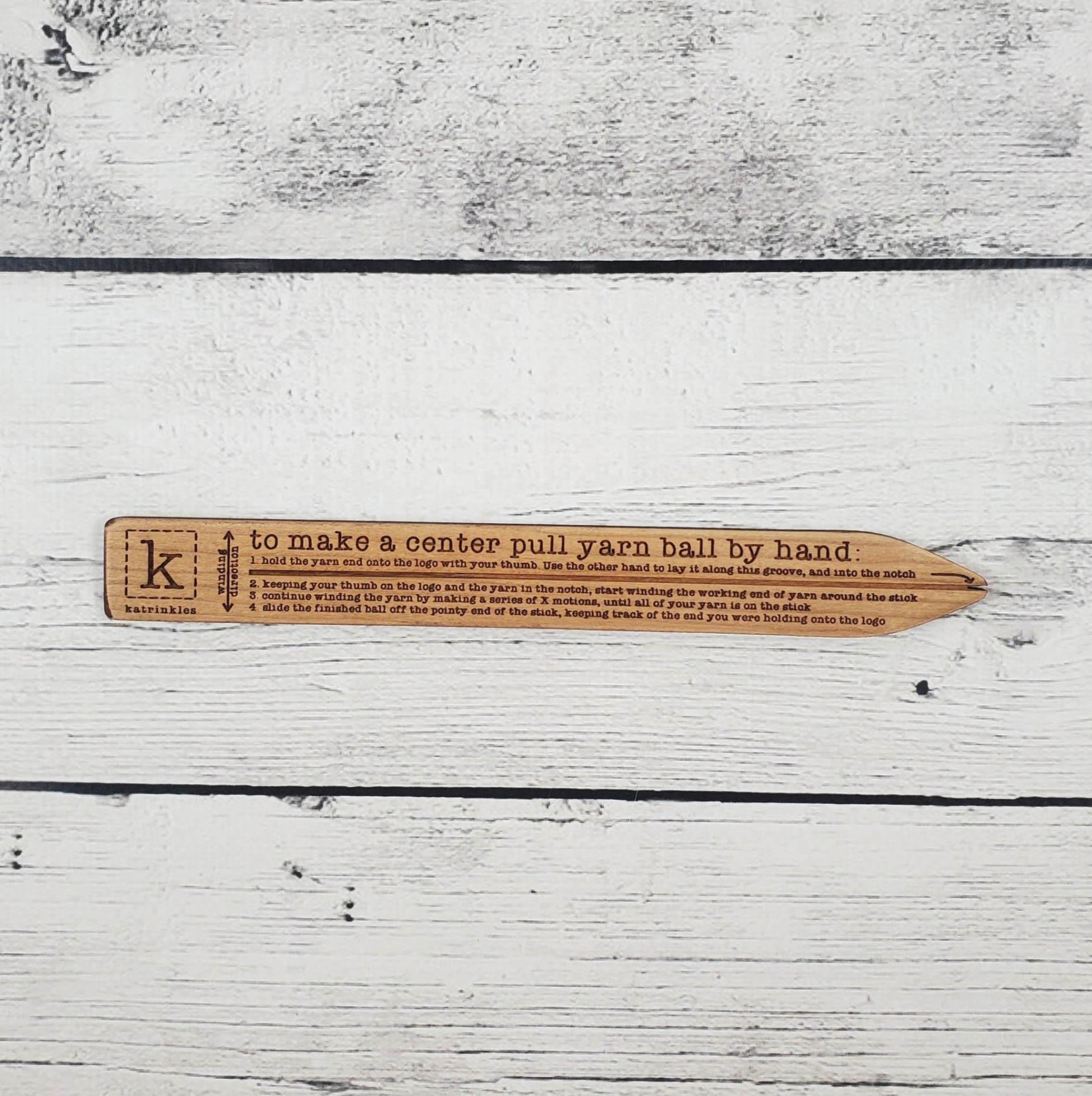 Katrinkles Center Pull Yarn Ball Winding Tool