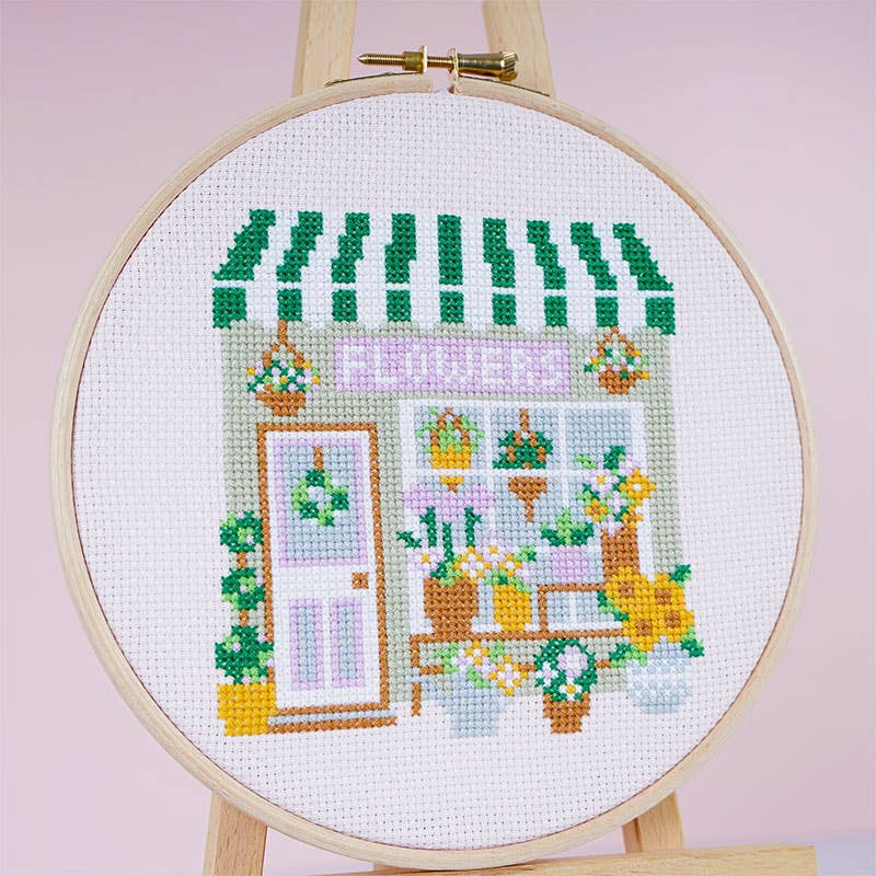 Little Buds Florist- Cross Stitch Kit