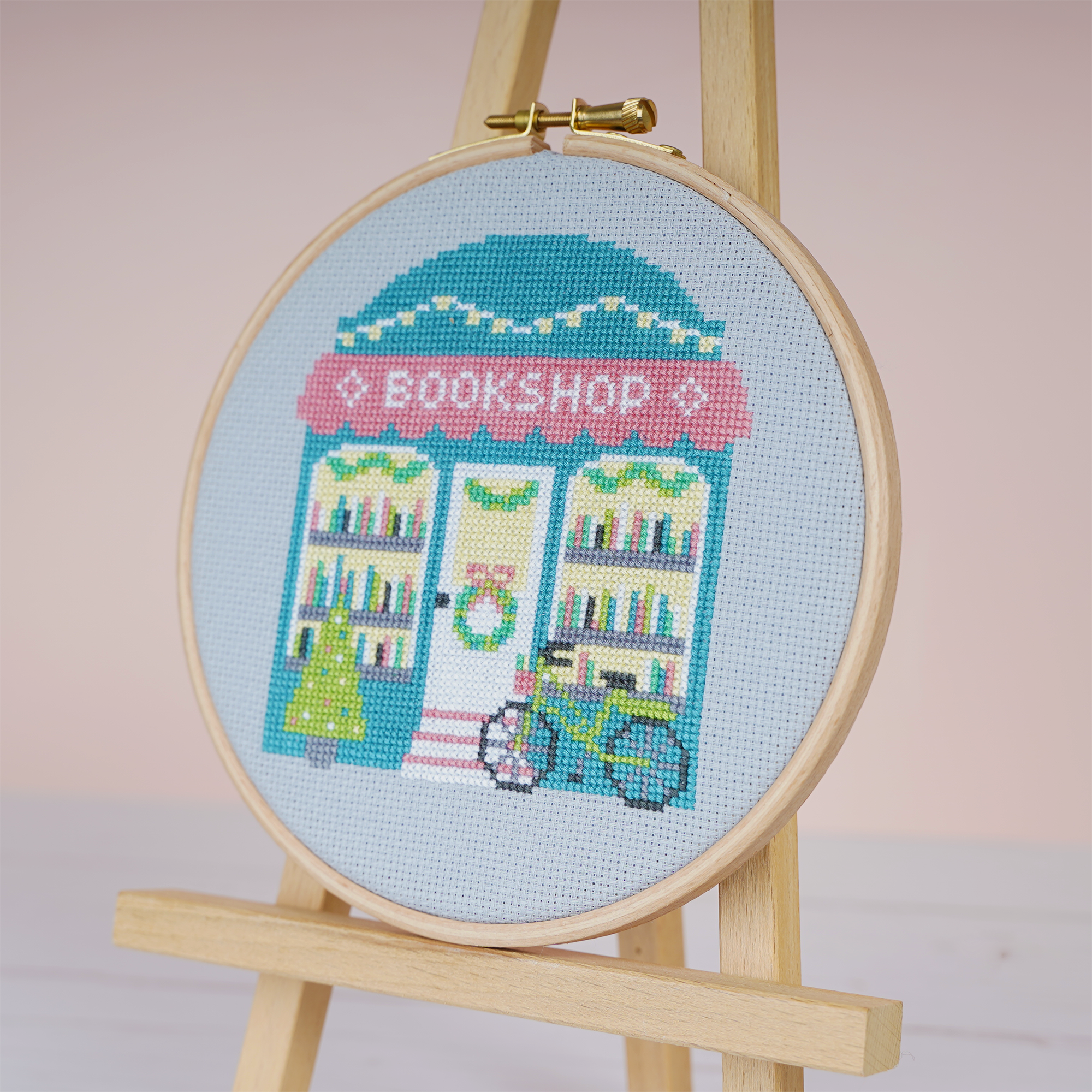 Cosy Corner Bookshop - Cross Stitch Kit