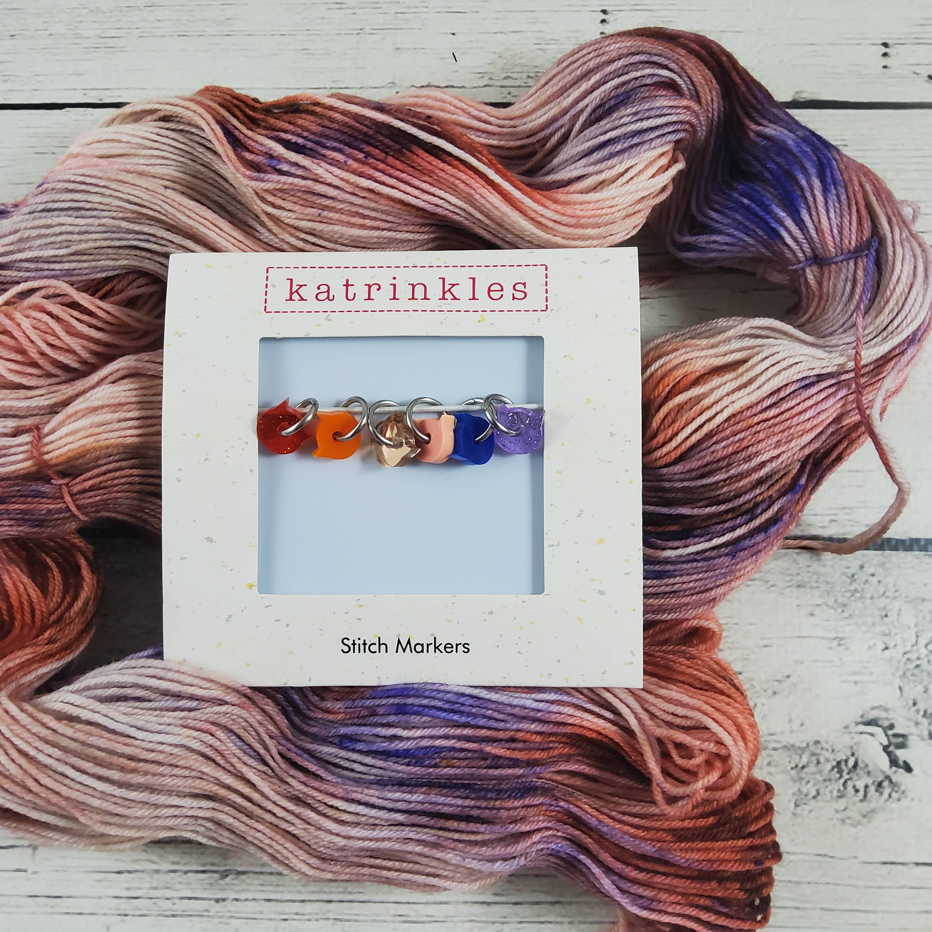 Tiny Cat Stitch Marker Set - Acrylic