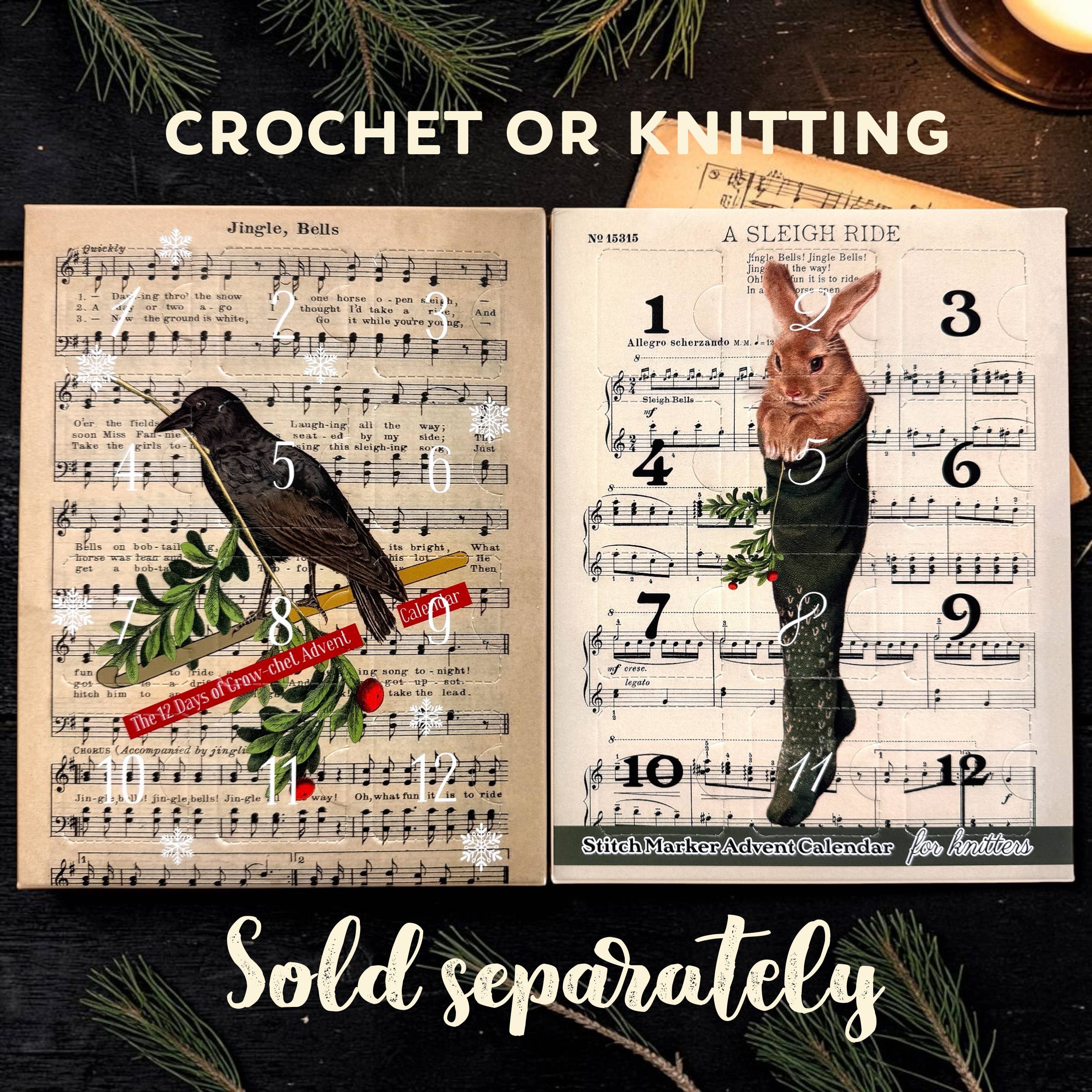 2026 KNITTING Stitch Marker Advent Calendar