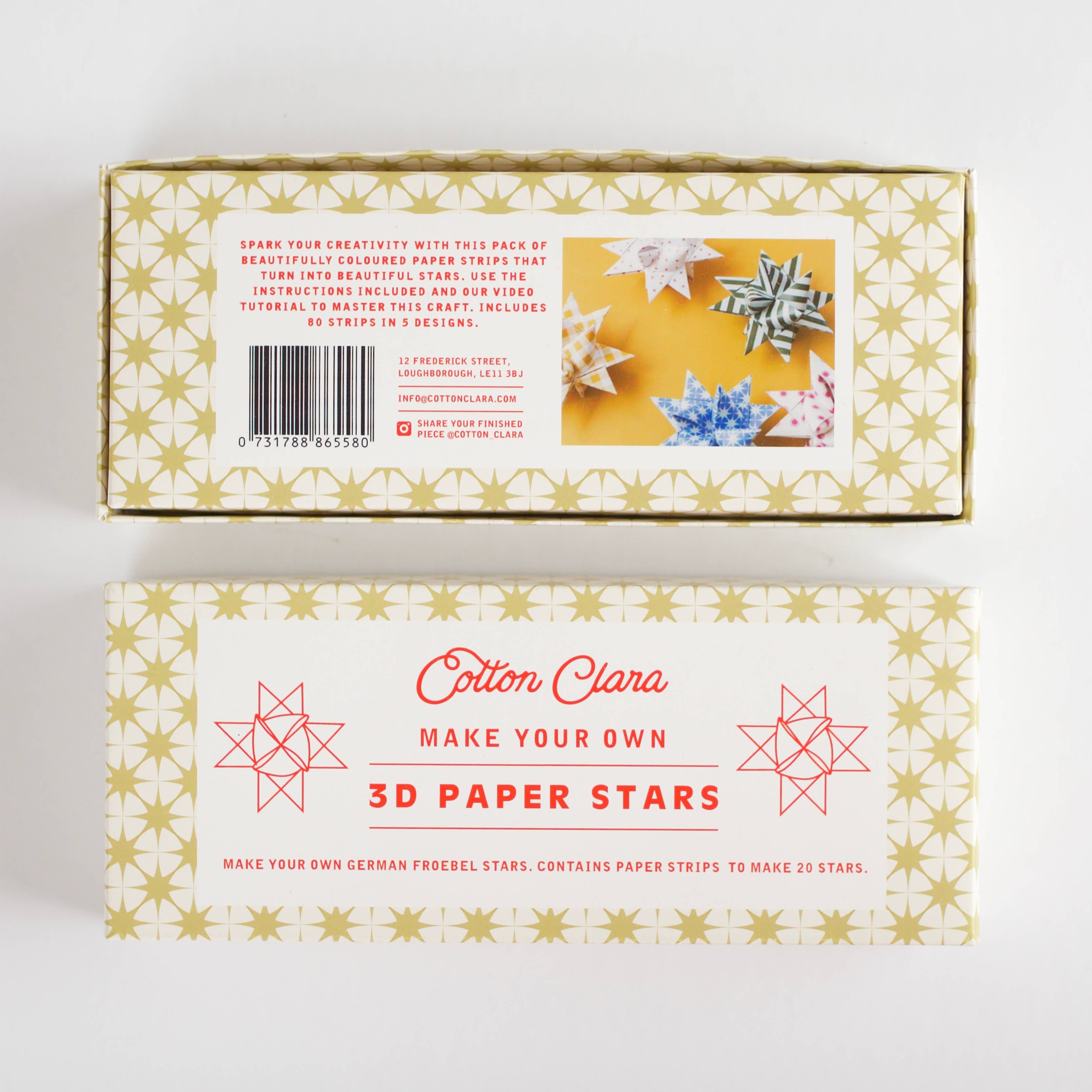Froebel Star Paper Craft Kit – Make 20 Stars in 5 Beautiful
