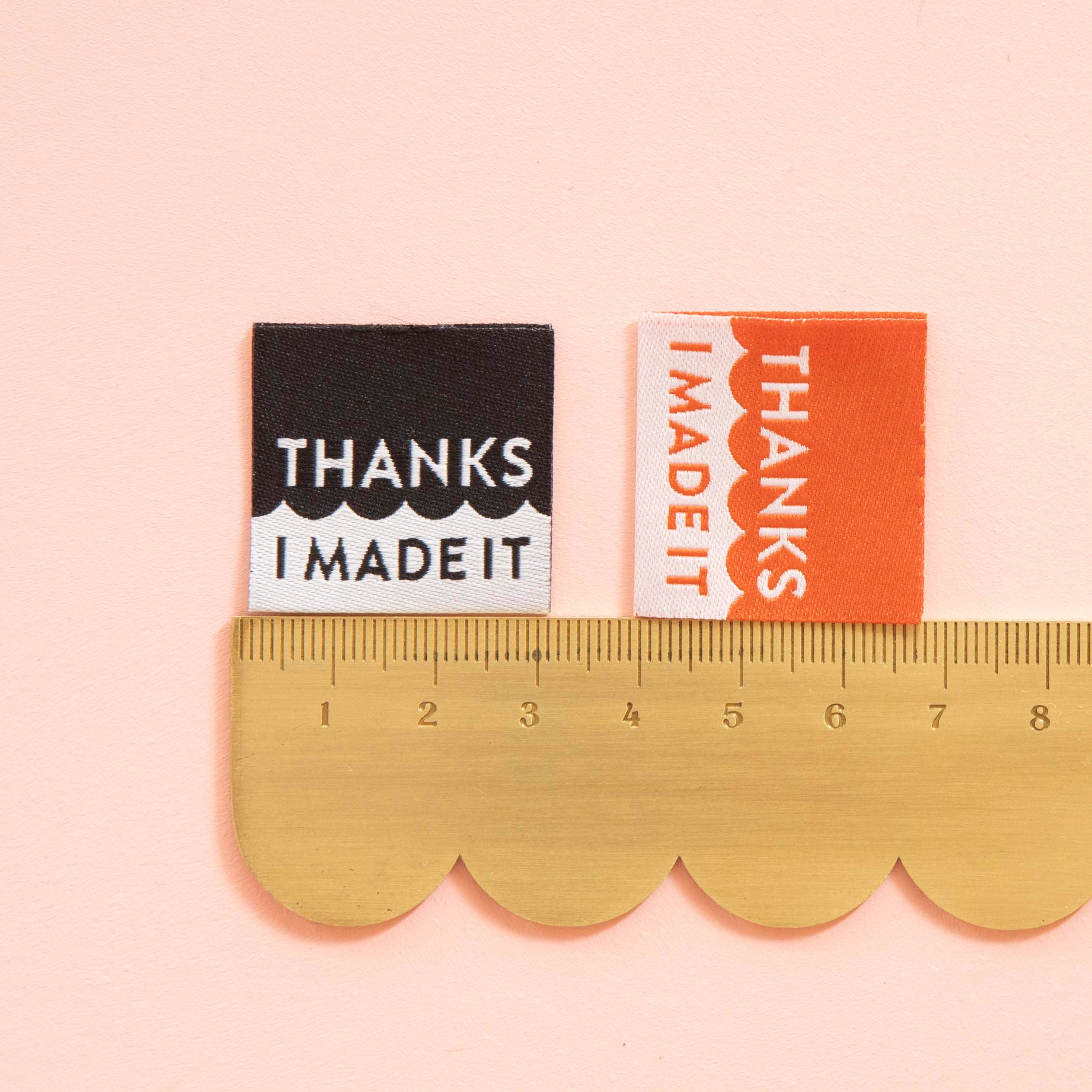 Thanks I Made It Multipack Woven Sewing Labels