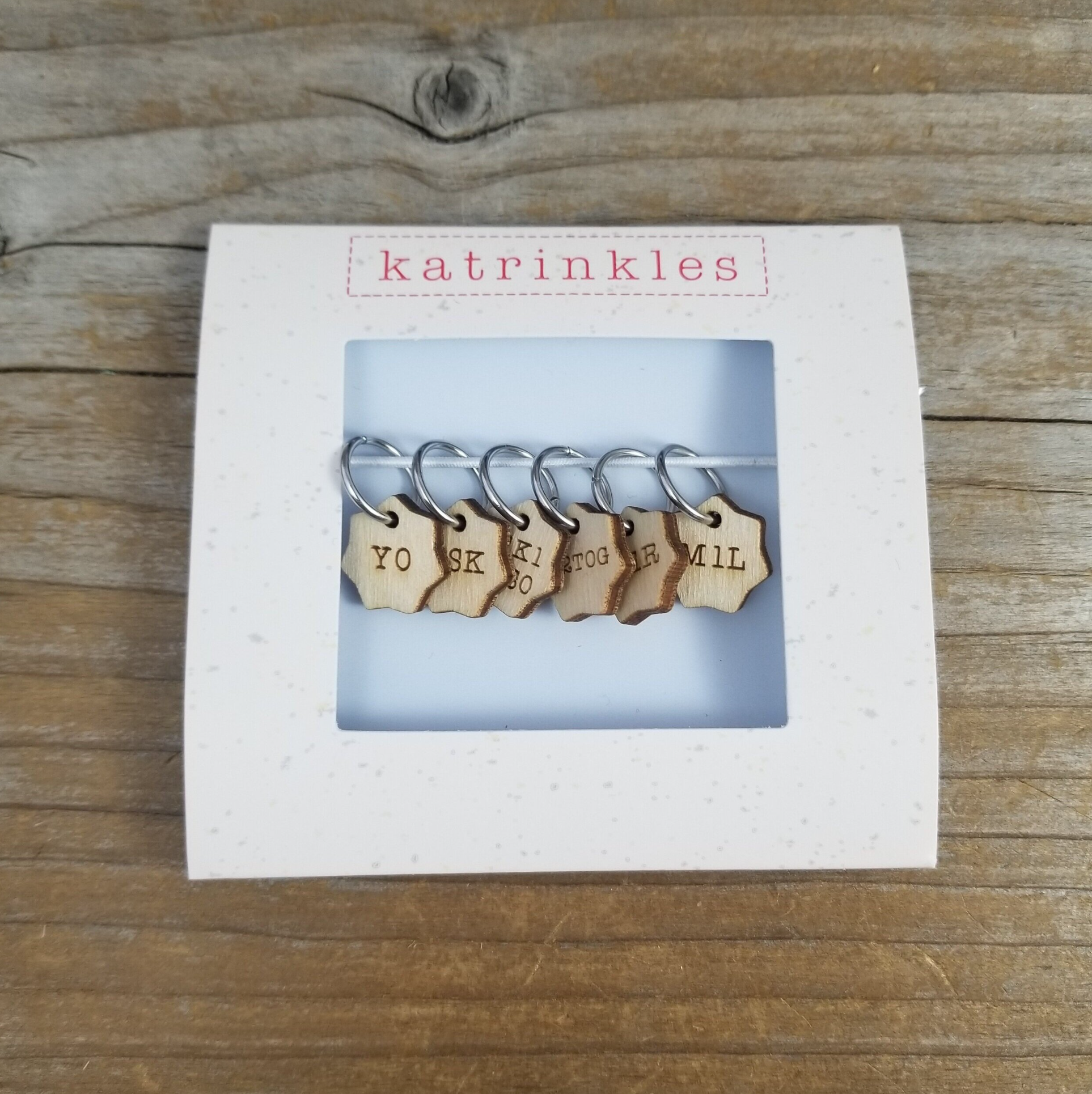 Katrinkles Increase / Decrease Stitch Marker Set