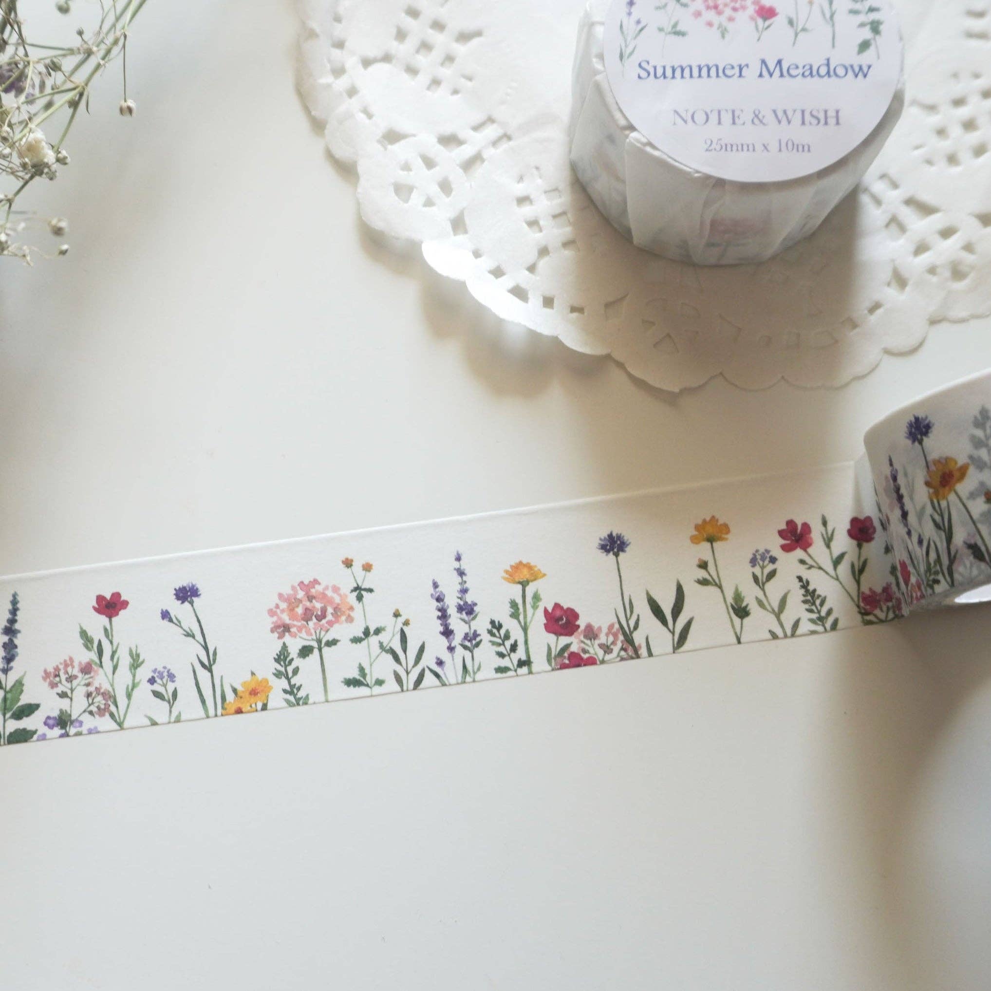 Summer Meadow Washi Tape - Wildflower Washi Tape