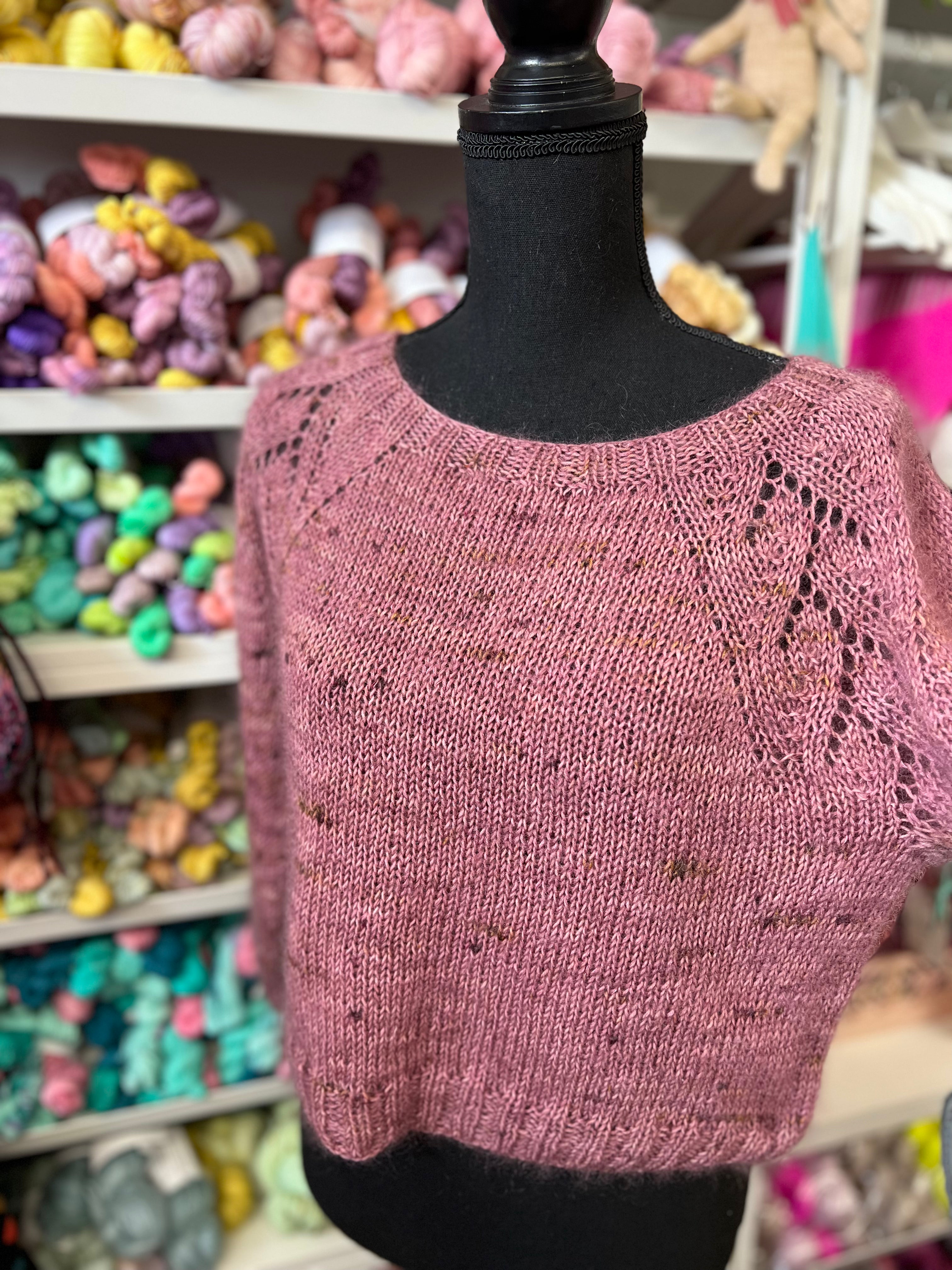 Lady Violet Sweater Kit Twinset & Purl Sweater Kit