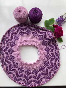 Alpine Bloom Tee by Caitlin Hunter of Boyland Knitwear