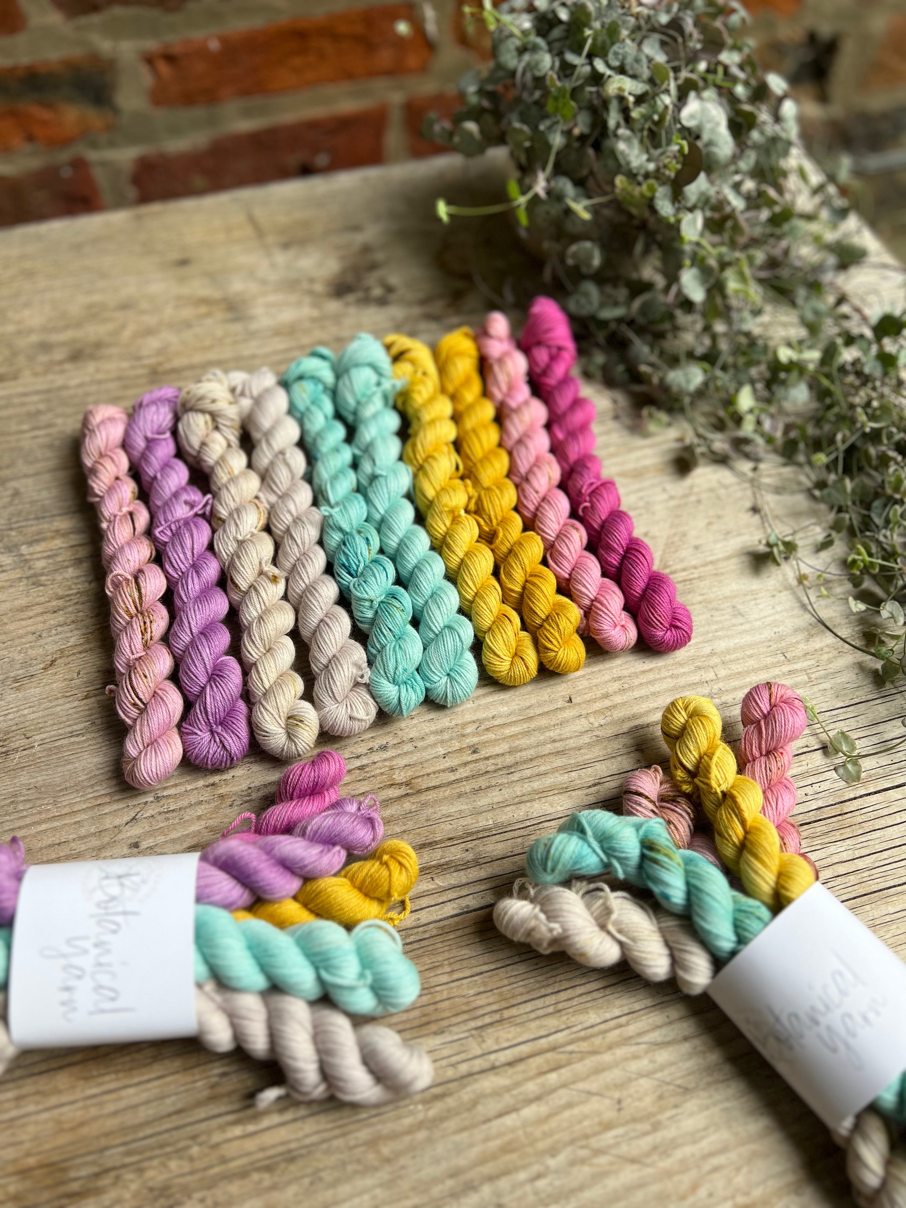 Dyed to order - Core Collection Speckled + Tonal 10 x 20g Mini Skein Set