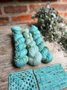 Dyed to order - Core Collection - Eucalyptus Grass Speckled