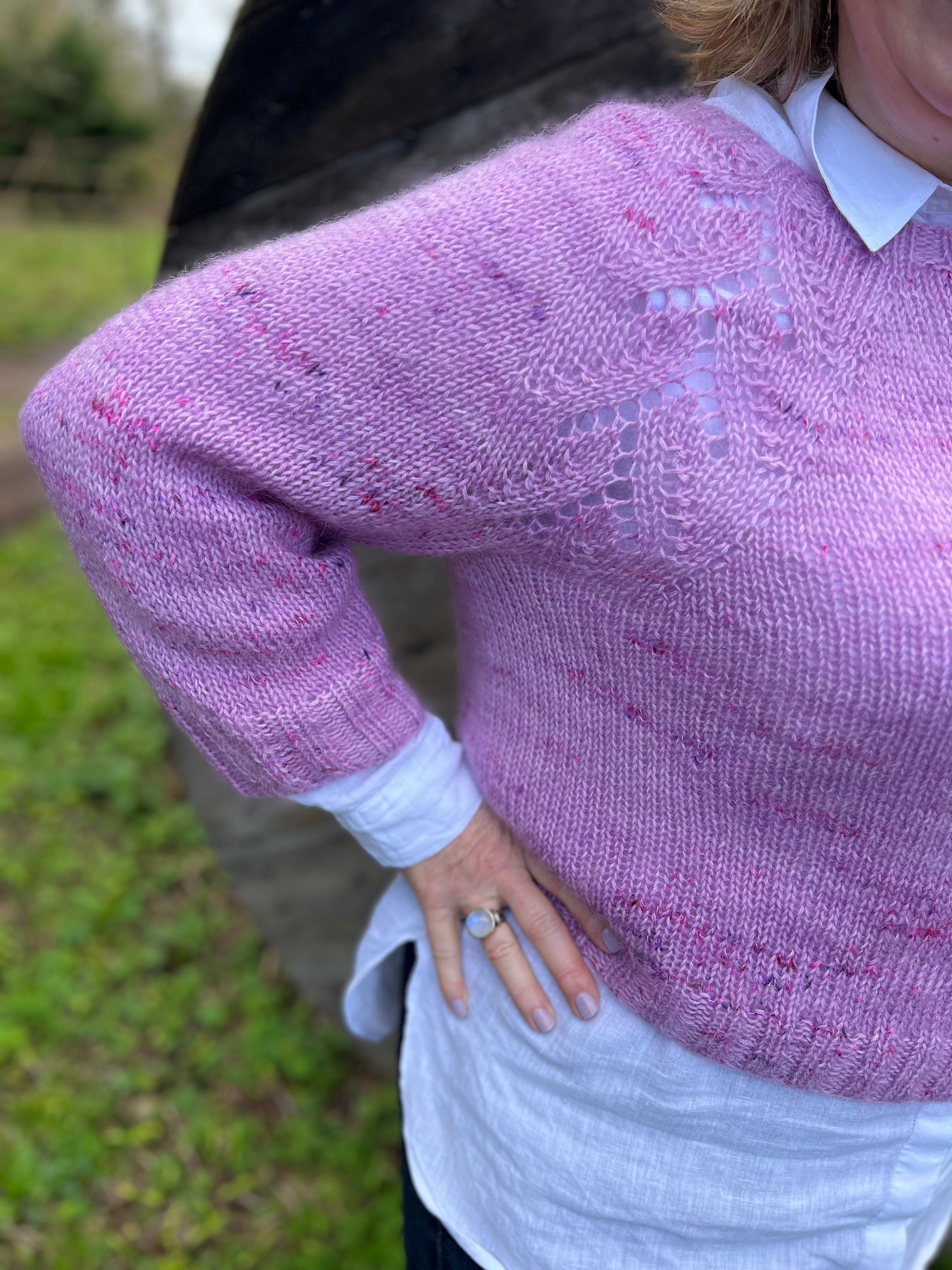 Lady Violet Sweater Kit Twinset & Purl Sweater Kit
