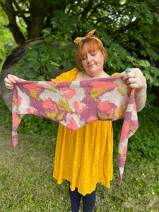 Floro Mini Shawl Kit by Florence Spurling - Dyed to Order