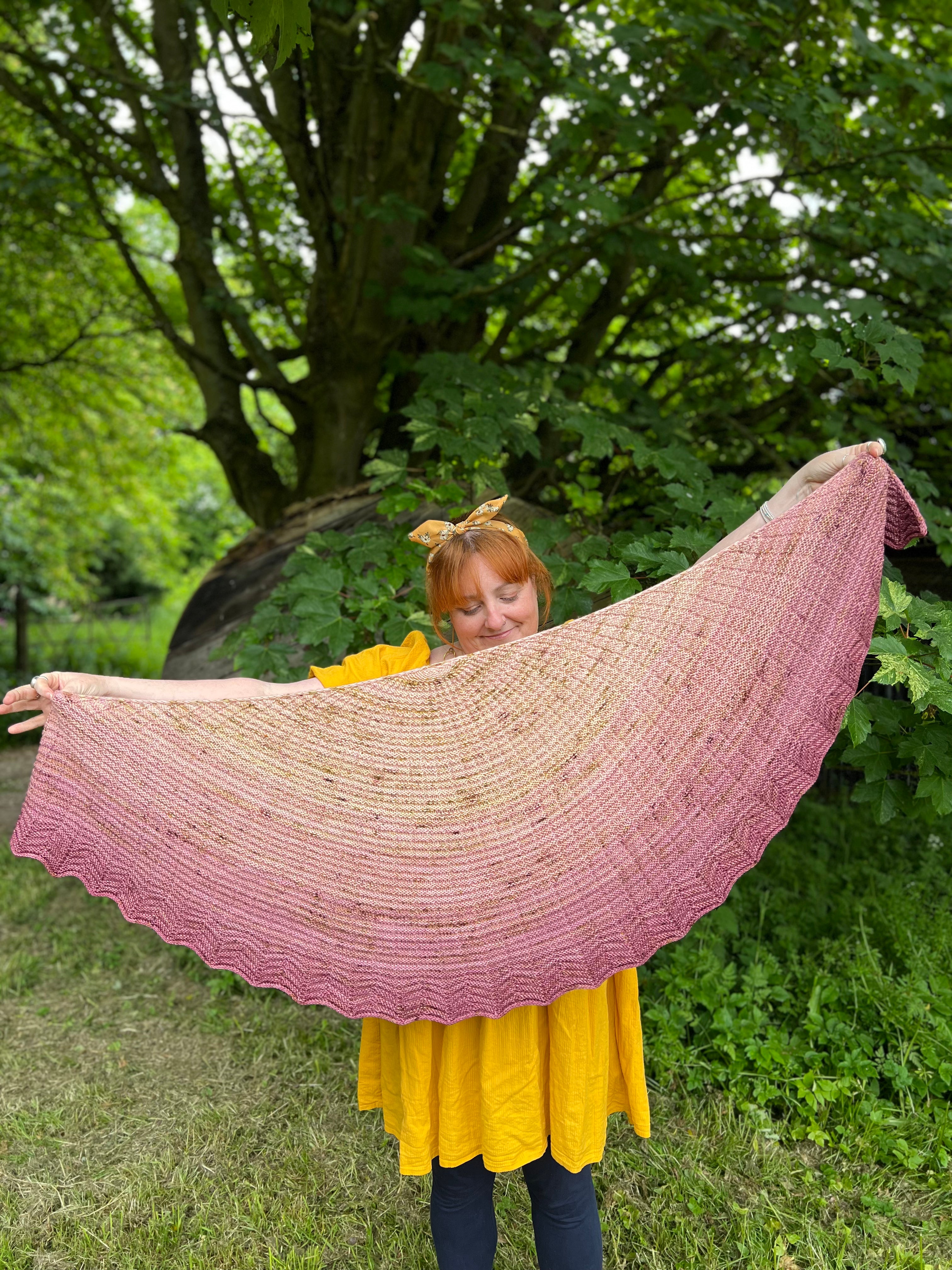 Woolly Waffle Shawl Kit by West Knits