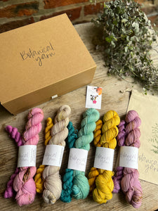 Dyed to order - Core Collection Gift Box - 5 x Sock Sets