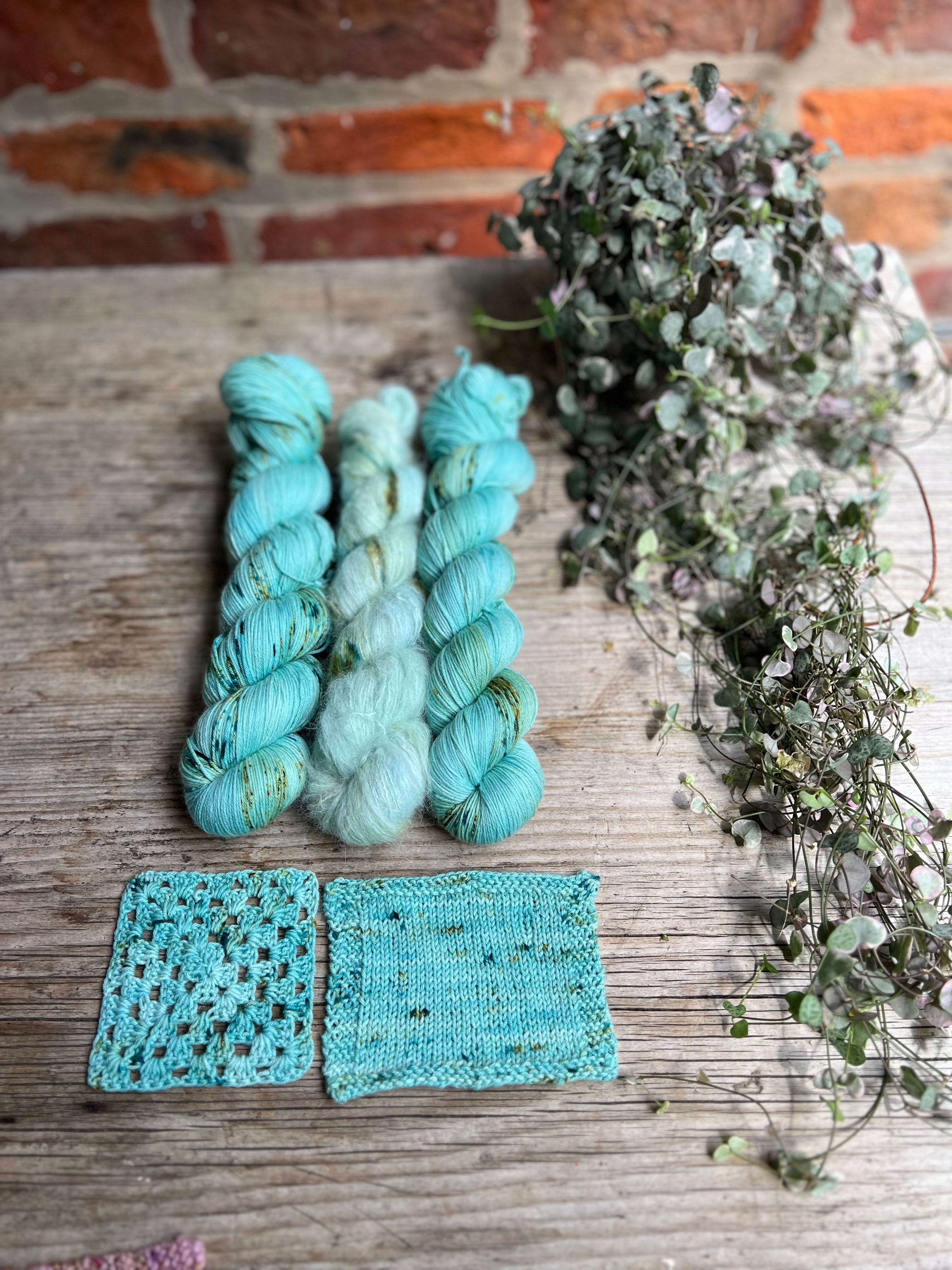 Dyed to order - Core Collection - Eucalyptus Grass Speckled