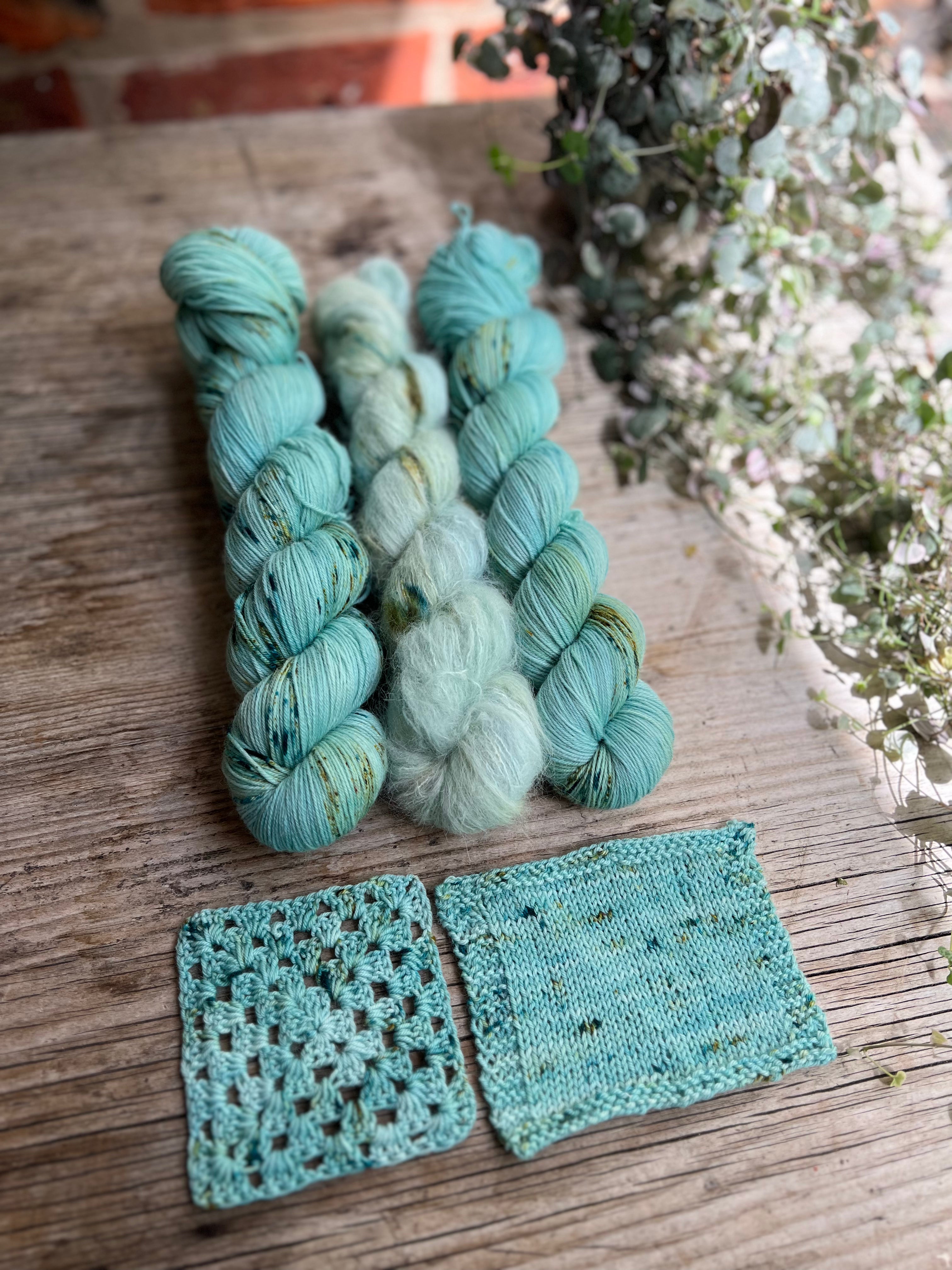 Dyed to order - Core Collection - Eucalyptus Grass Speckled